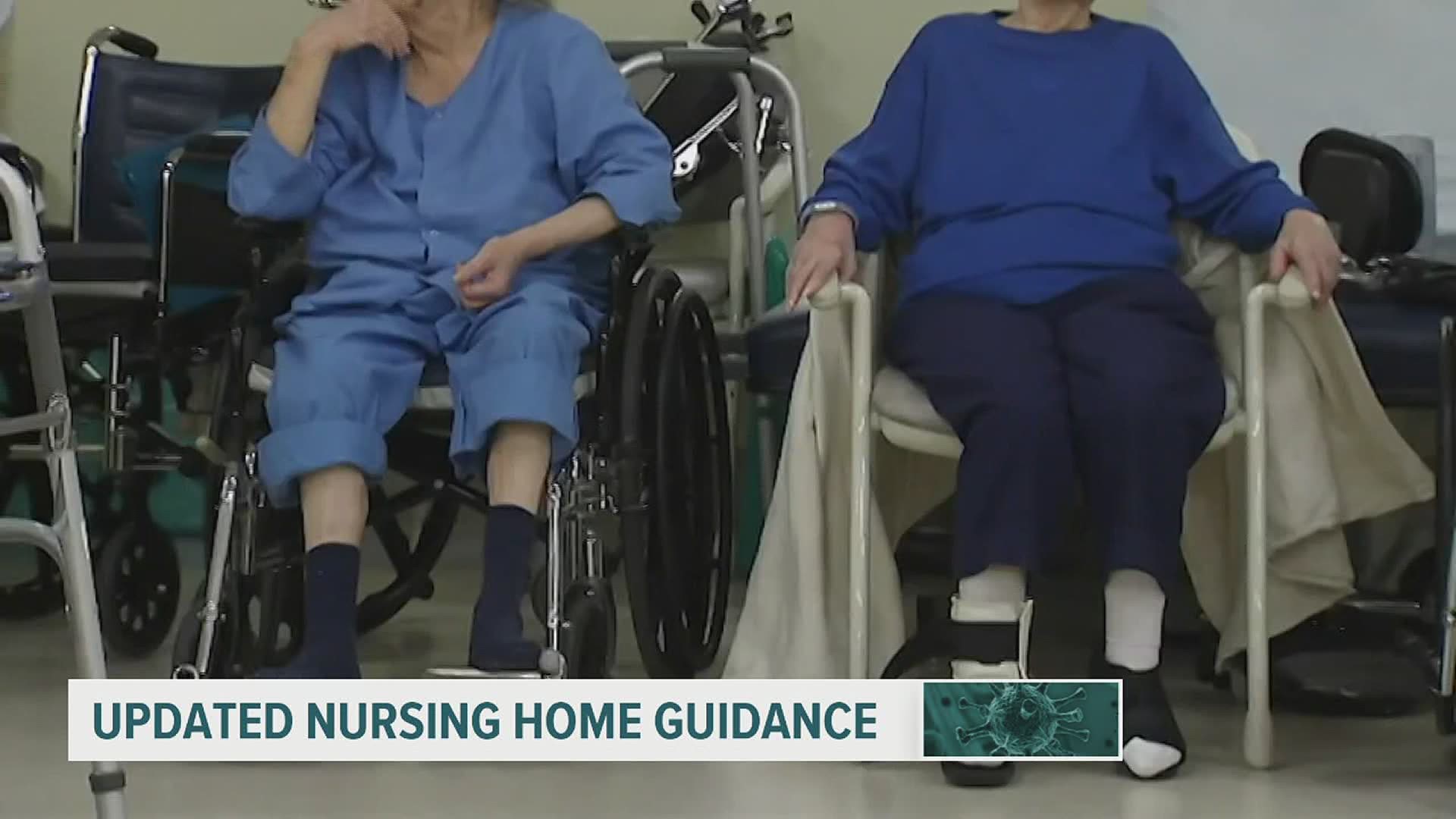 Compassionate caregivers will now be allowed to visit nursing homes under certain stipulations