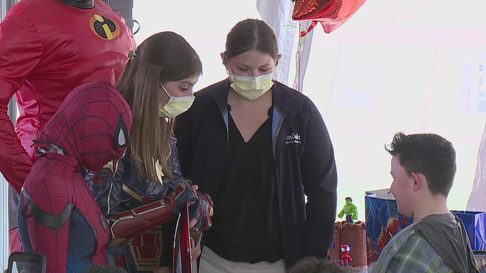 Eight-year-old Kenny Baraaowski and his family will travel to London to watch the filming of the upcoming Fantastic Four movie.