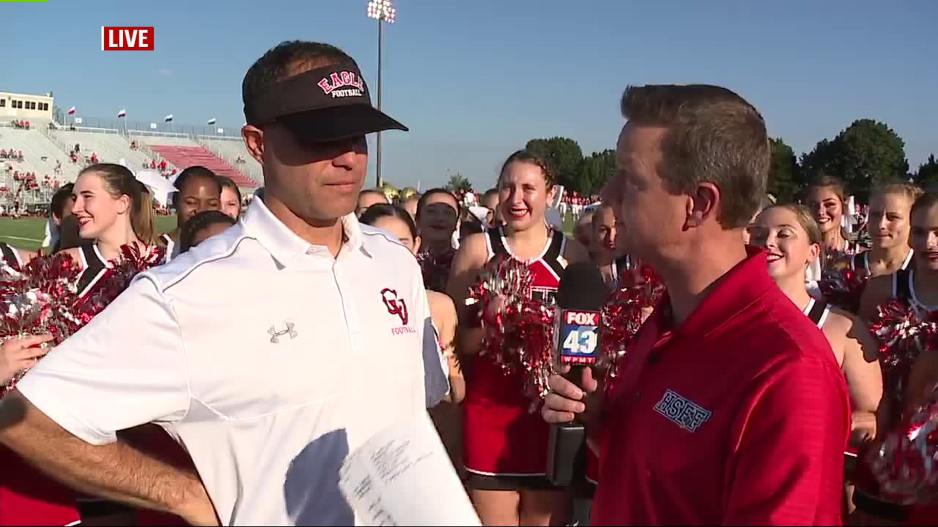 HSFF `Game of the Week` coaches interviews: Cumberland Valley Head Coach Michael Whitehead Jr.