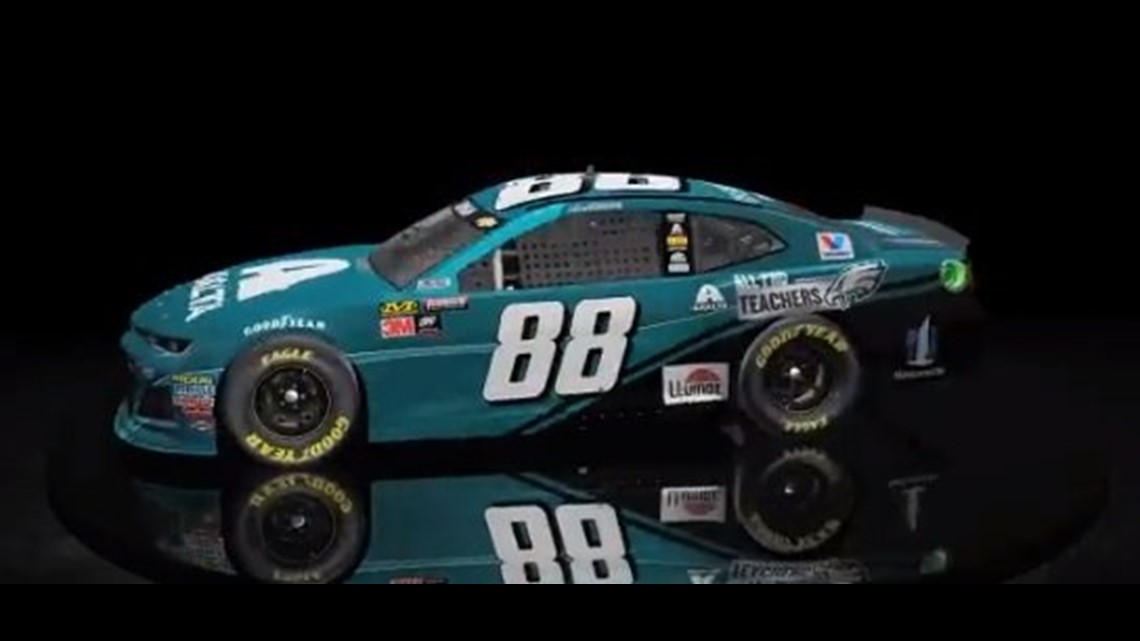 Nascar Driver To Sport Philadelphia Eagles Themed Paint Job For