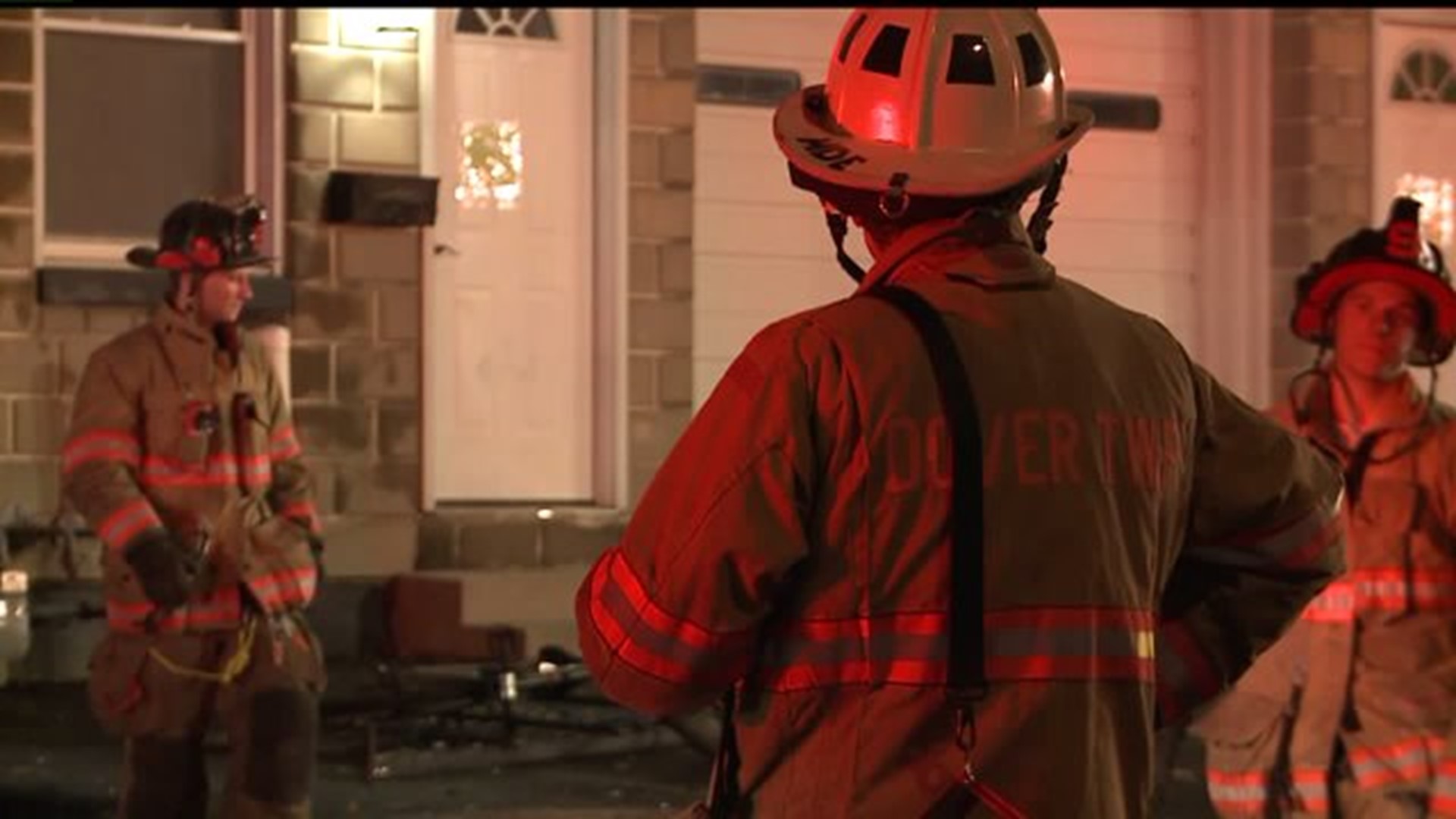 Crews battle fire at York home
