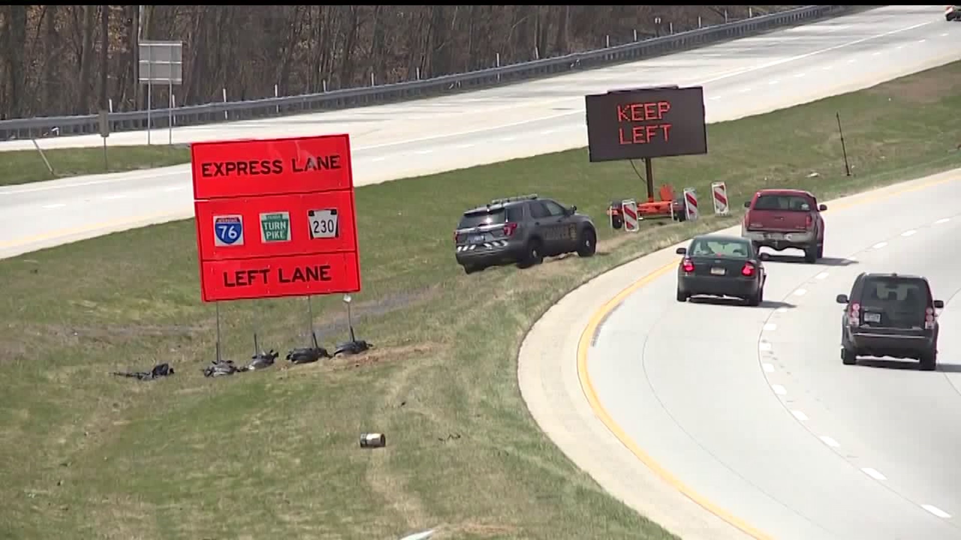 Officials concerned about crashes in Route 283 westbound construction zone