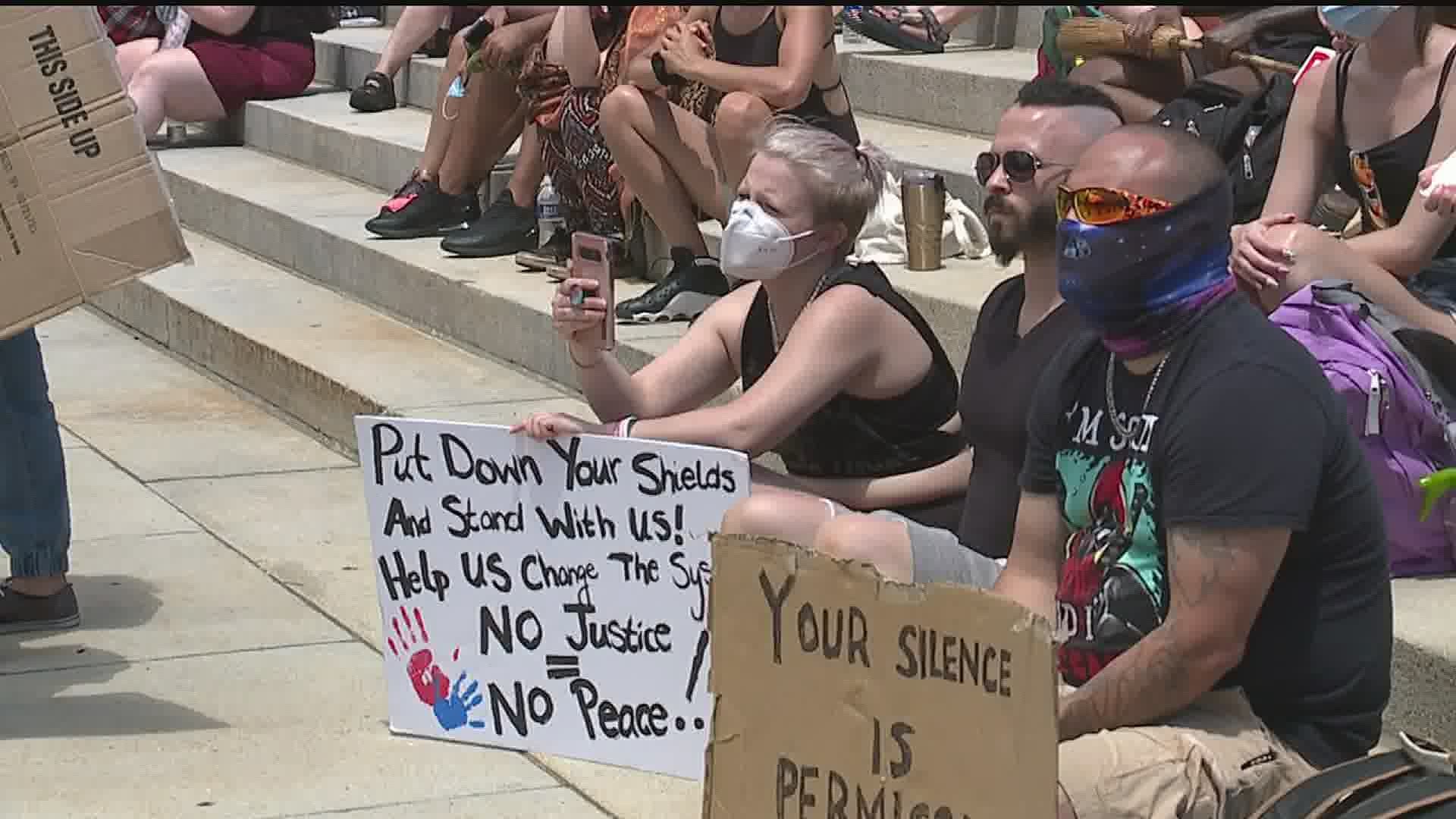 Sunday’s Unity Rally on the Capitol steps marks the second week of protests in Harrisburg.