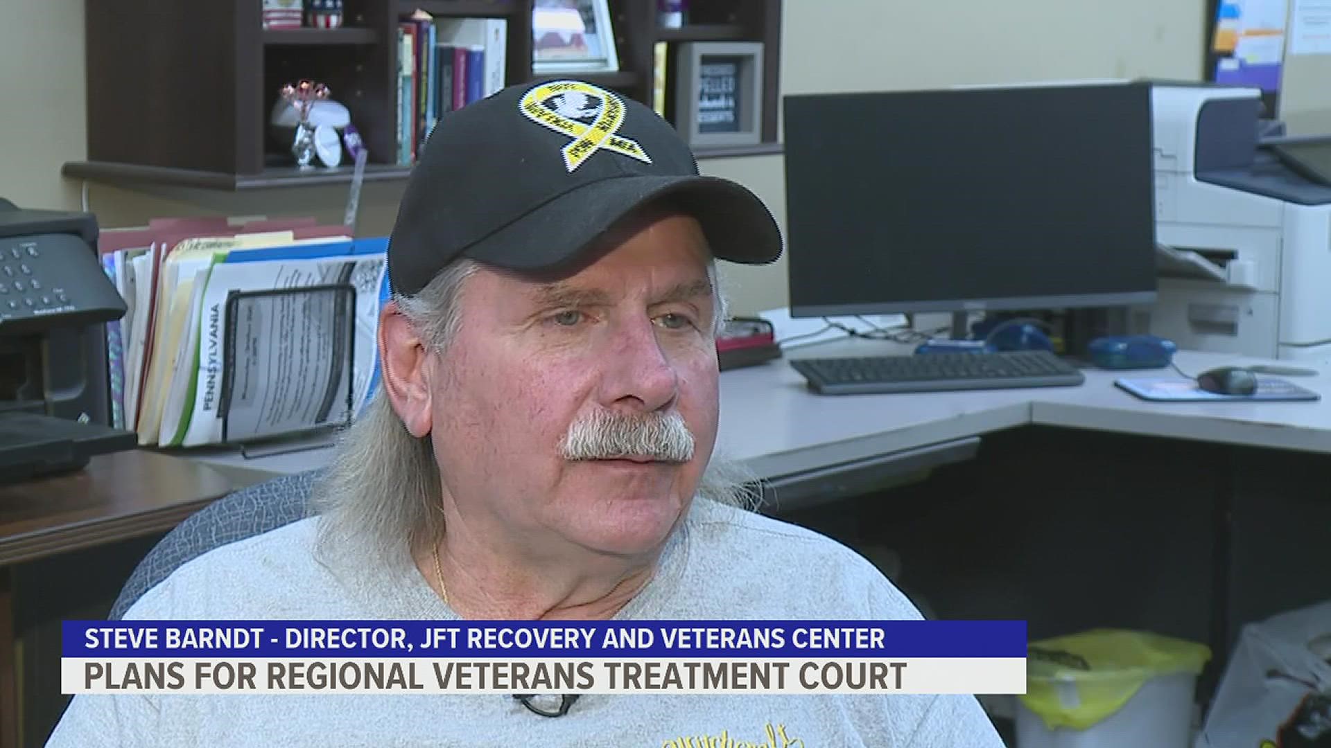A NEW EFFORT BY THE PENNSYLVANIA COURTS TRIES TO HELP VETERANS SUFFERING FROM MENTAL ILLNESS AND SUBSTANCE USE.