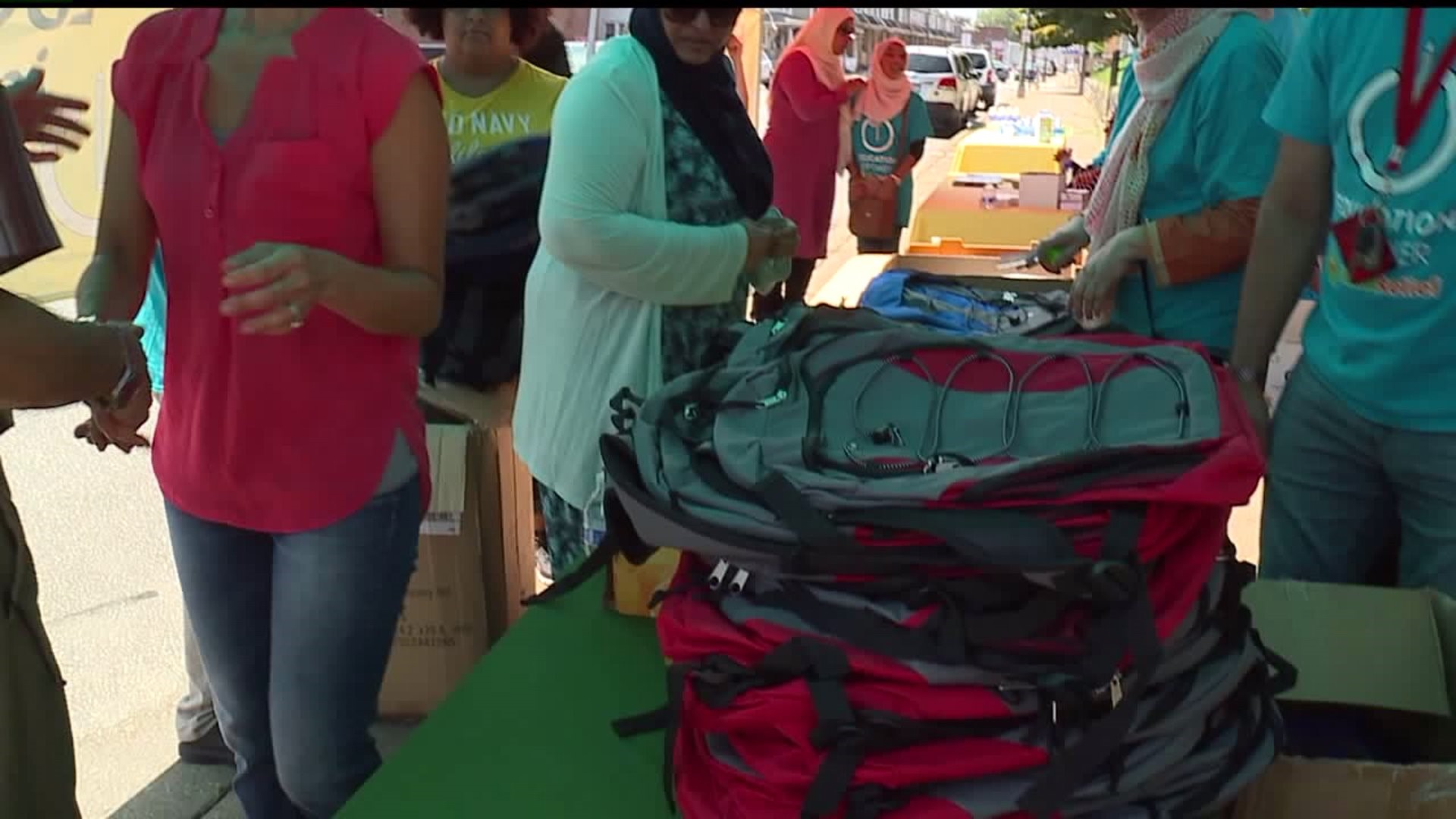 Islamic Circle of North America holds 10th annual back to school giveaway