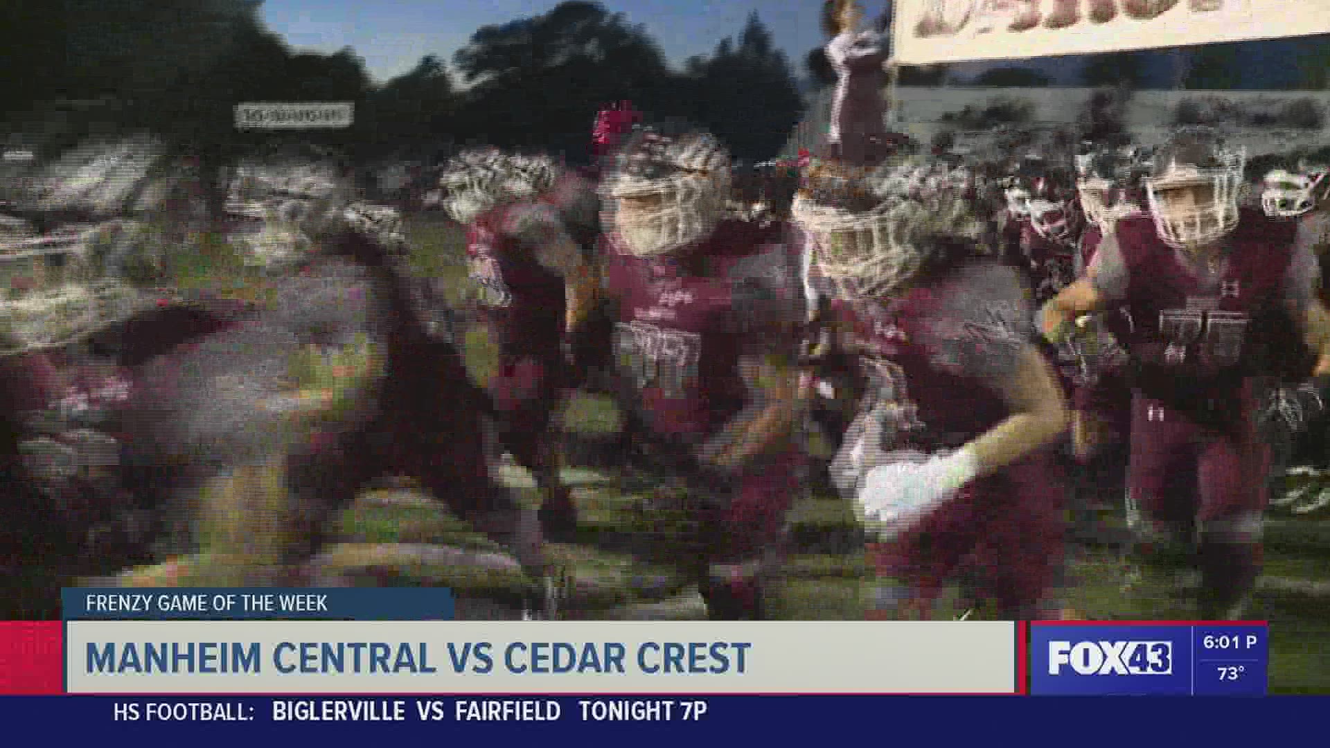 HSFF Game of the Week preview Manheim Central at Cedar Crest