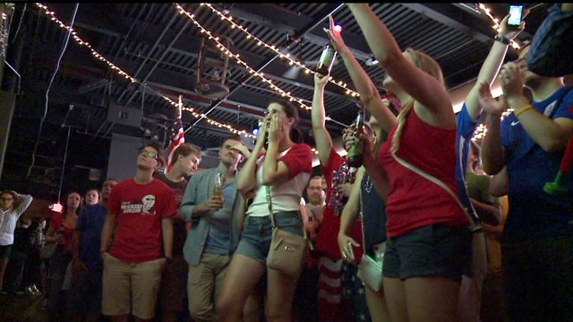 Soccer fans party like it`s 1999 at Tellus360 in Lancaster
