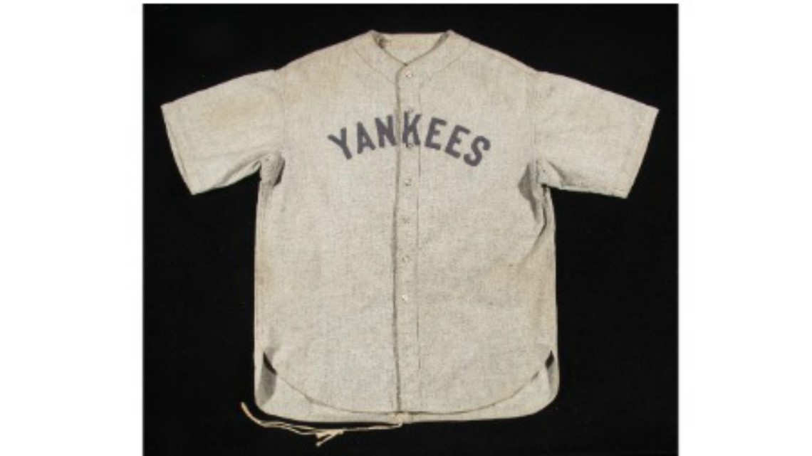 Babe Ruth jersey sells for a record $4.4 million at auction