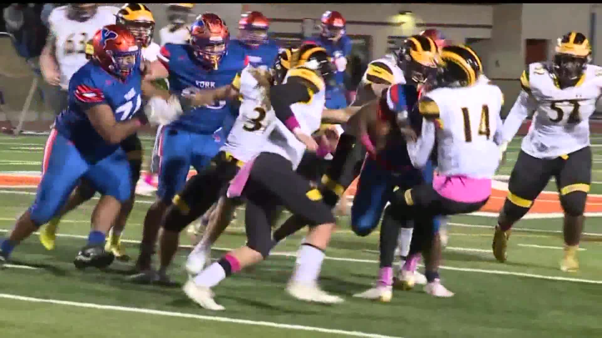 HSFF `Game of the Week` Red Lion at York High highlights