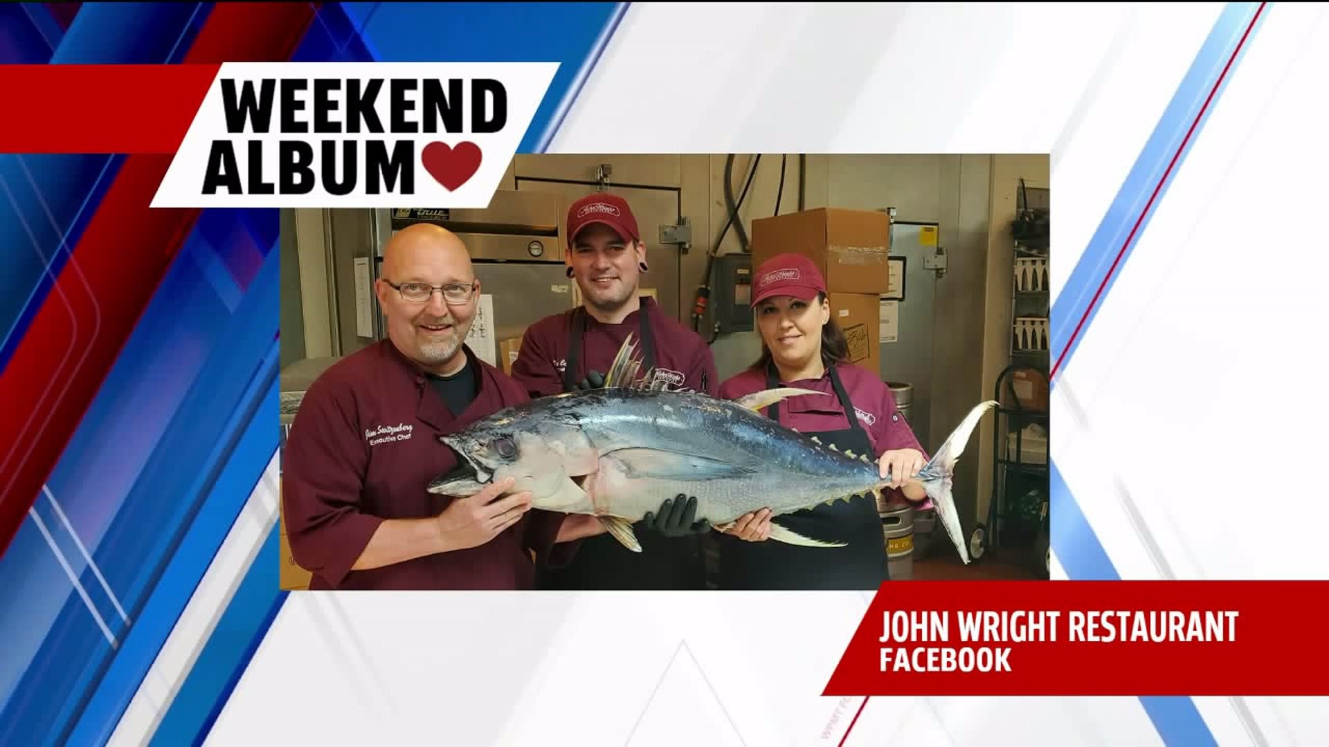 WEEKEND ALBUM:  John Wright Restuarant`s 60lb Yellowfin Tuna