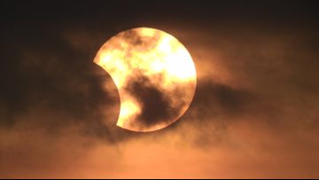 Partial Solar Eclipse viewed from Central Pa.