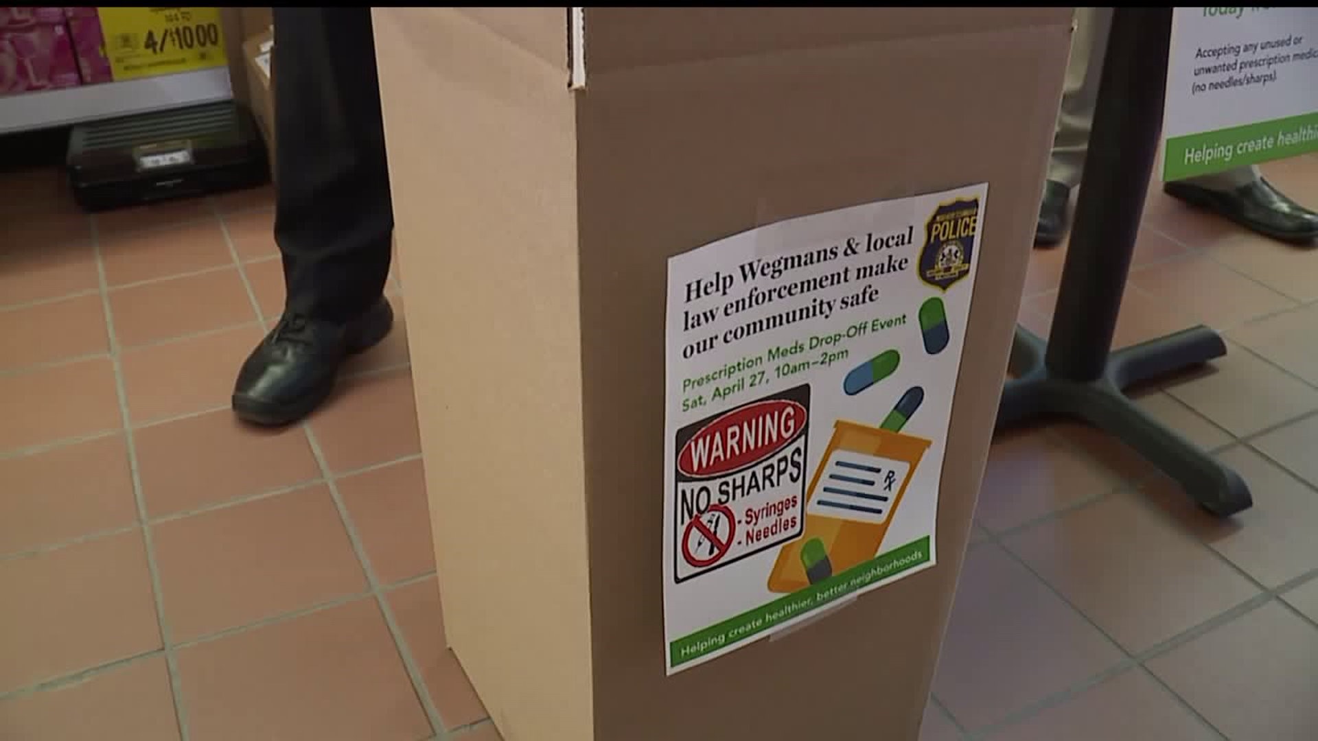 Wegman`s joins Manheim Township Police for a free drug take back event