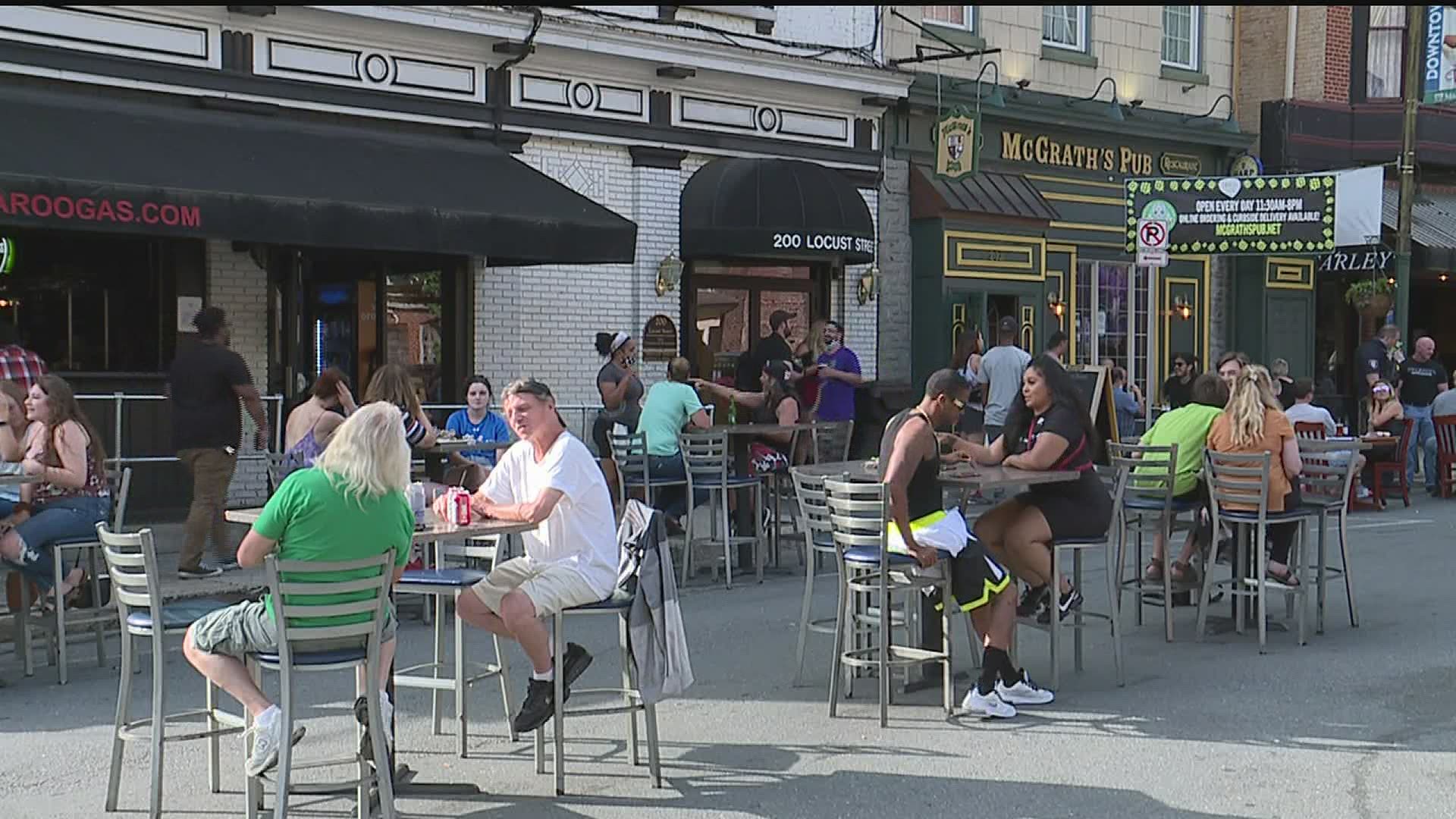 Harrisburg restaurants welcome long awaited customers to outdoor dining event to help small businesses
