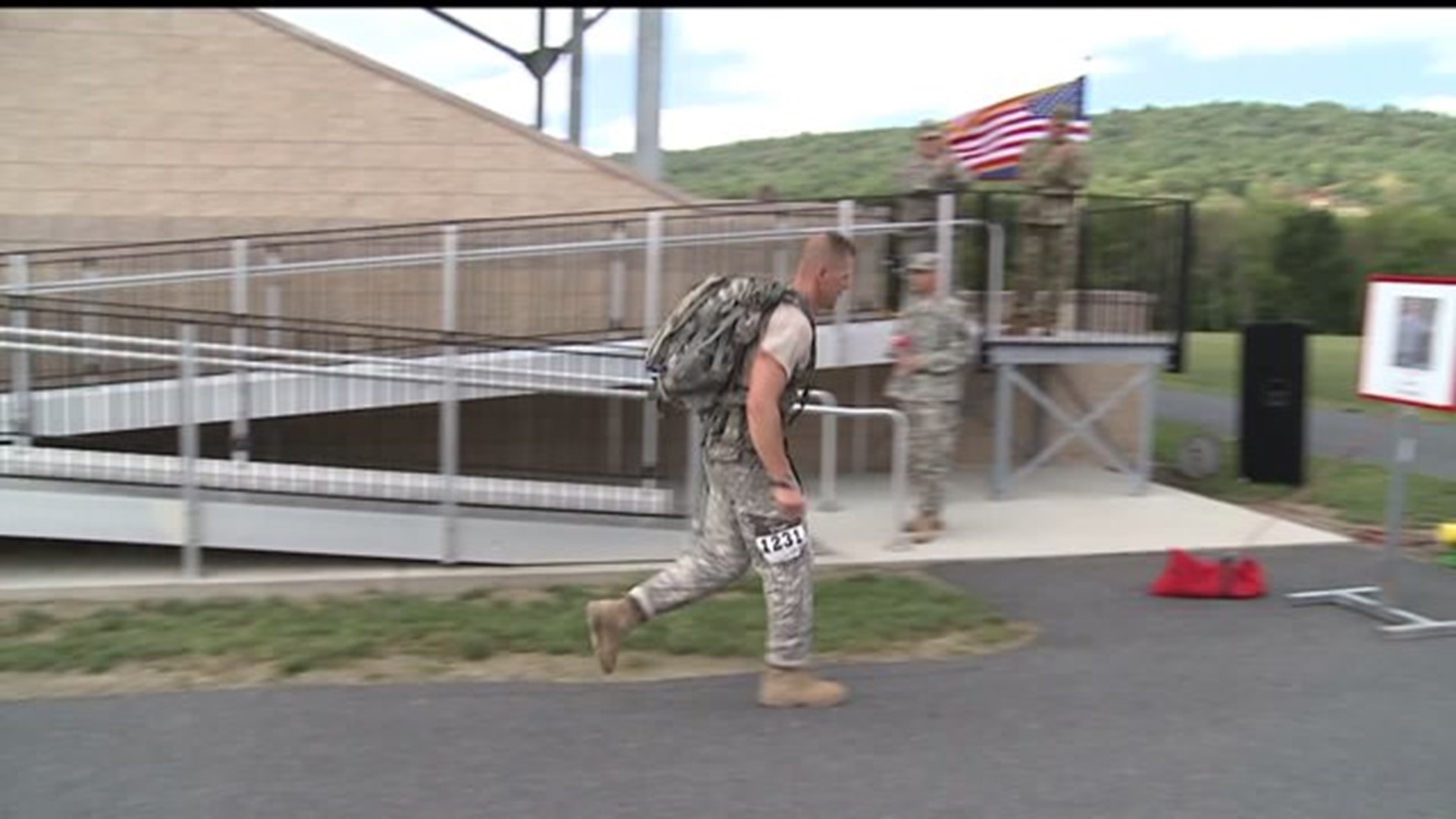 Participants remember fallen soldiers at annual "March for the Fallen"