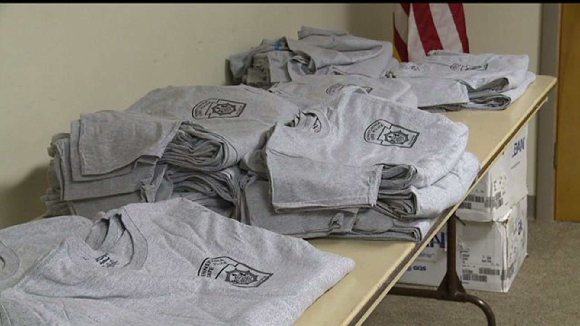 Wives of State Troopers Selling T-Shirts