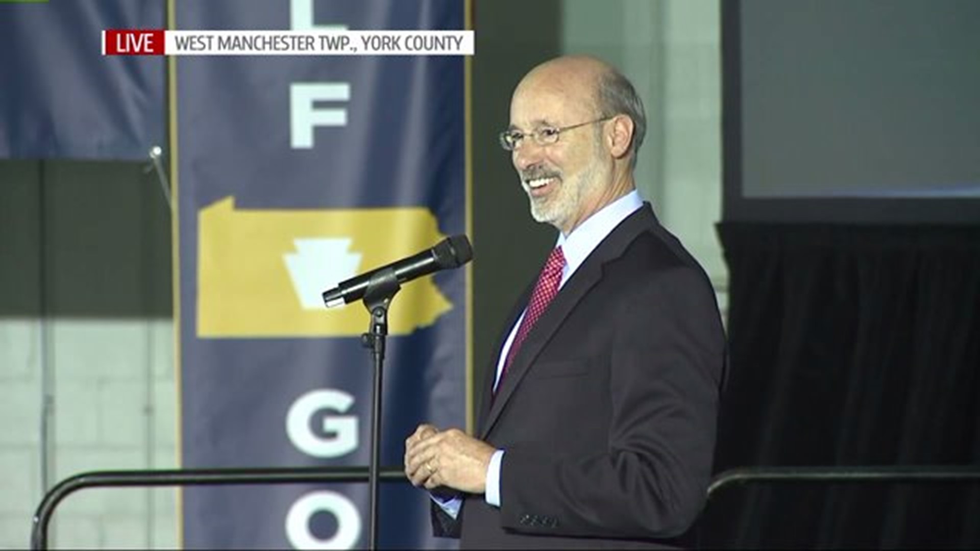 Governor-Elect Tom Wolf Addresses Supporters