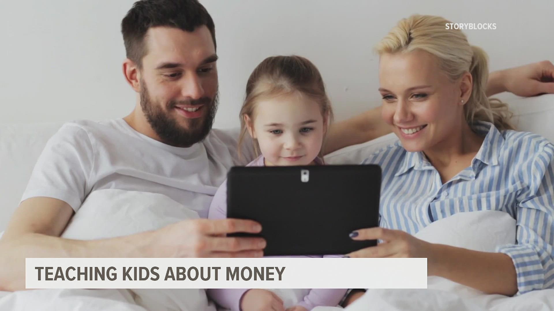 Experts say it's important to teach kids how to earn, spend, save, and invest money