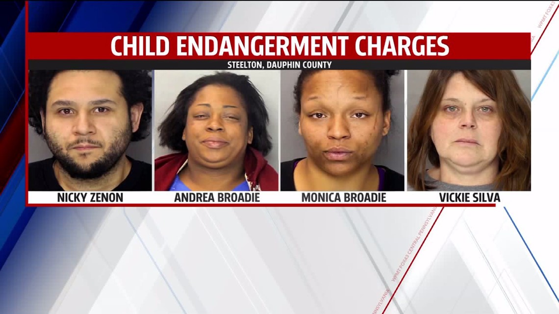Four adults arrested in Steelton for child endangerment and drug ...