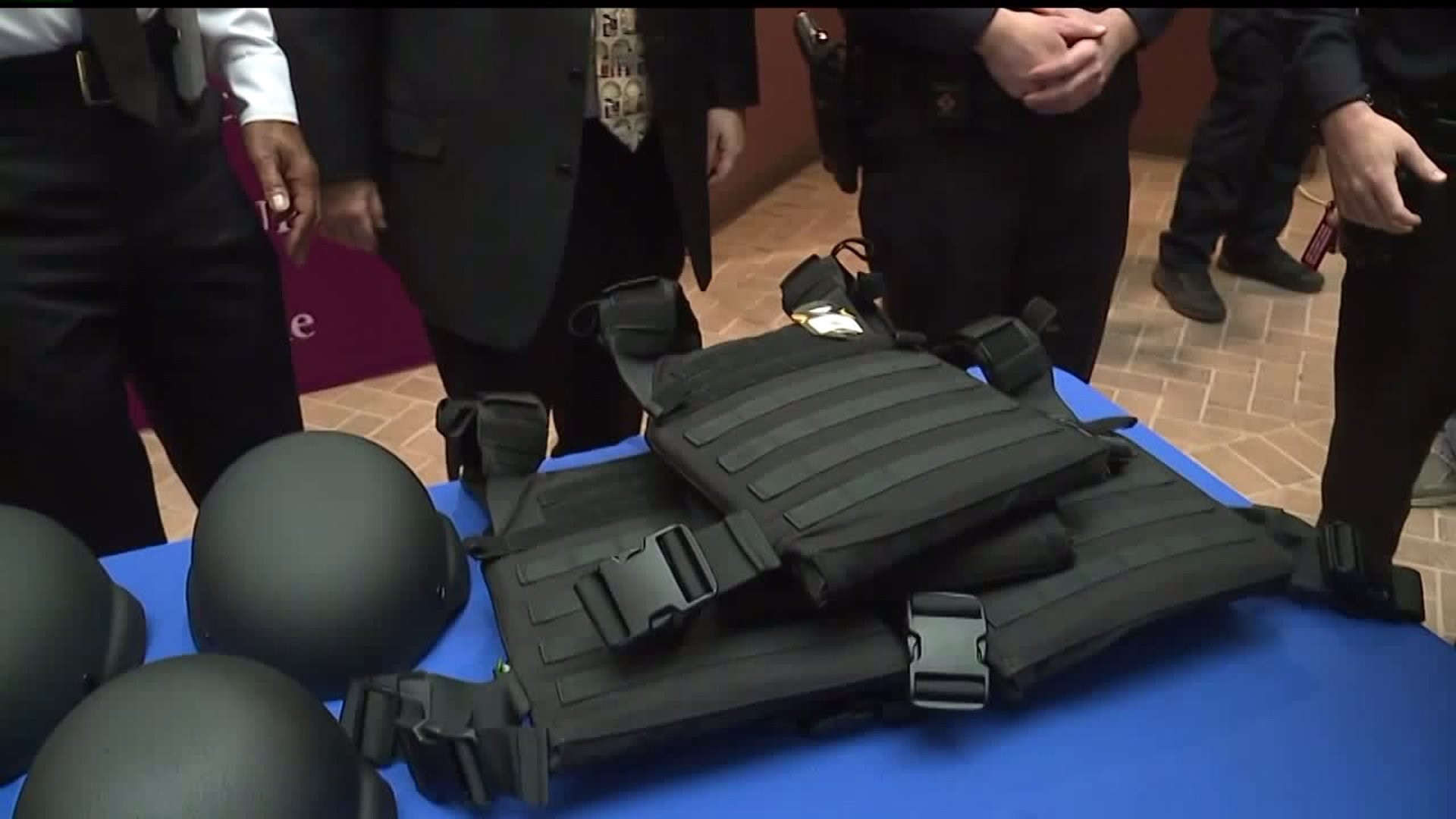 Ballistic vests and helmets donated to Harrisburg Police Department