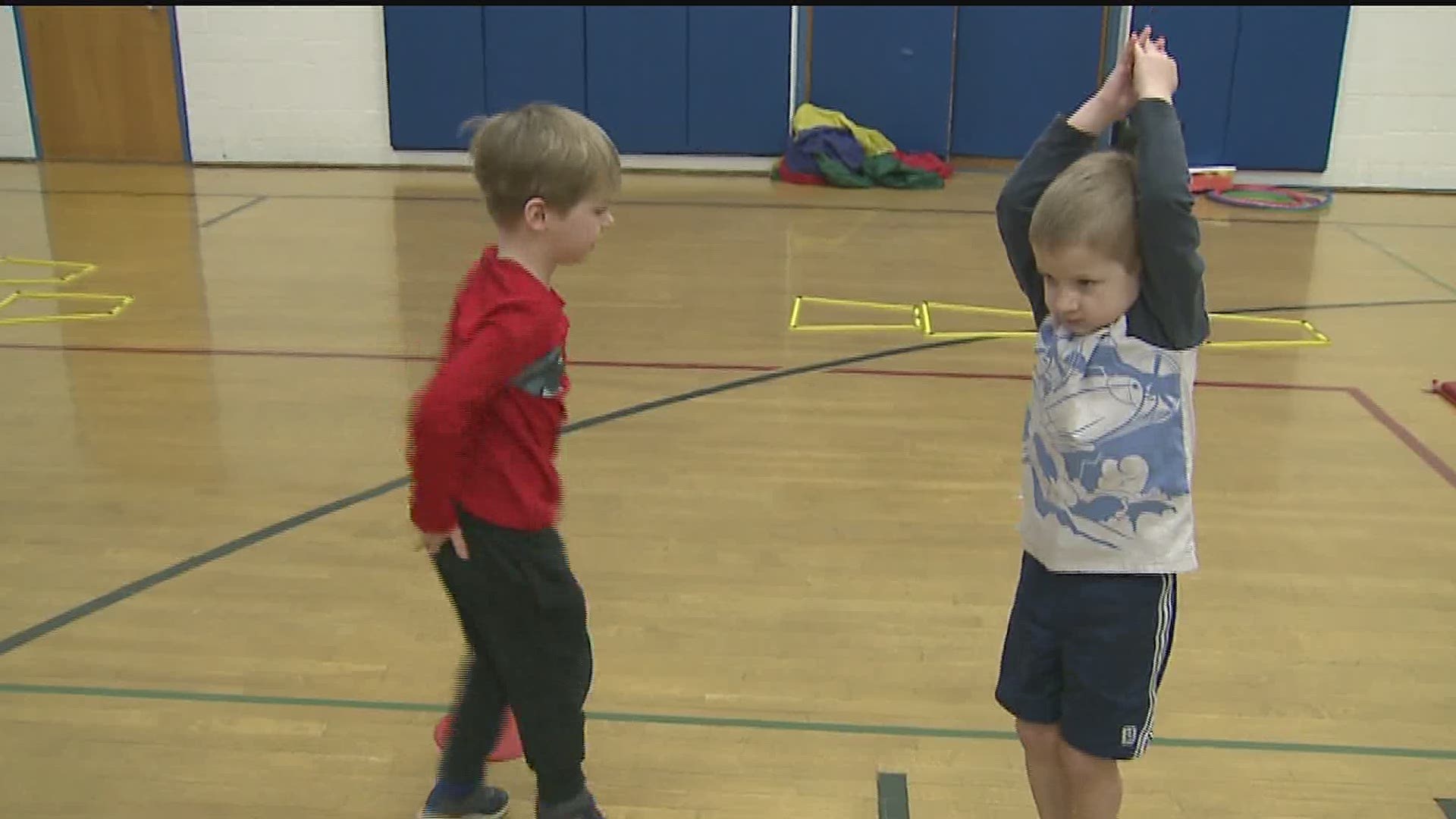 Teaching 'on task behavior' in a class for kids at the York JCC