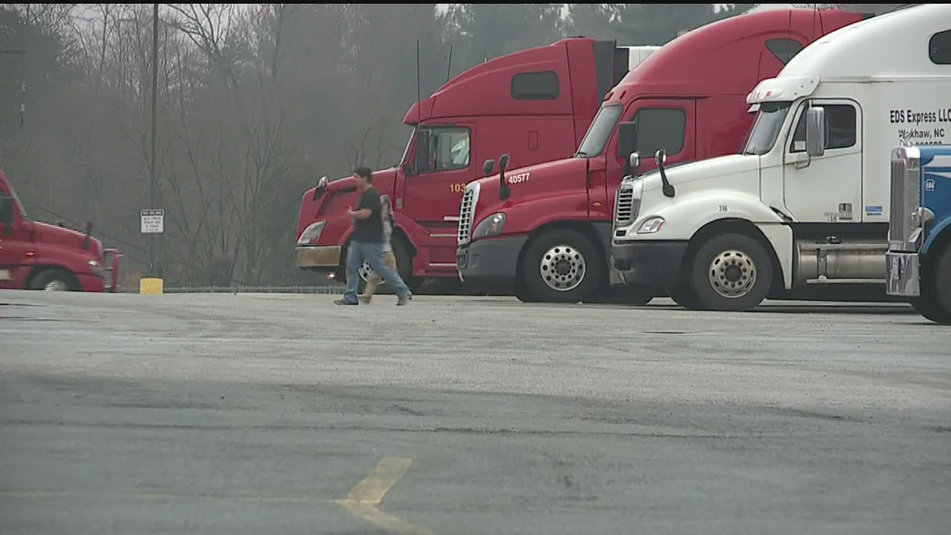 Turnpike to reopen service plazas, PennDOT opens rest areas to assist truckers