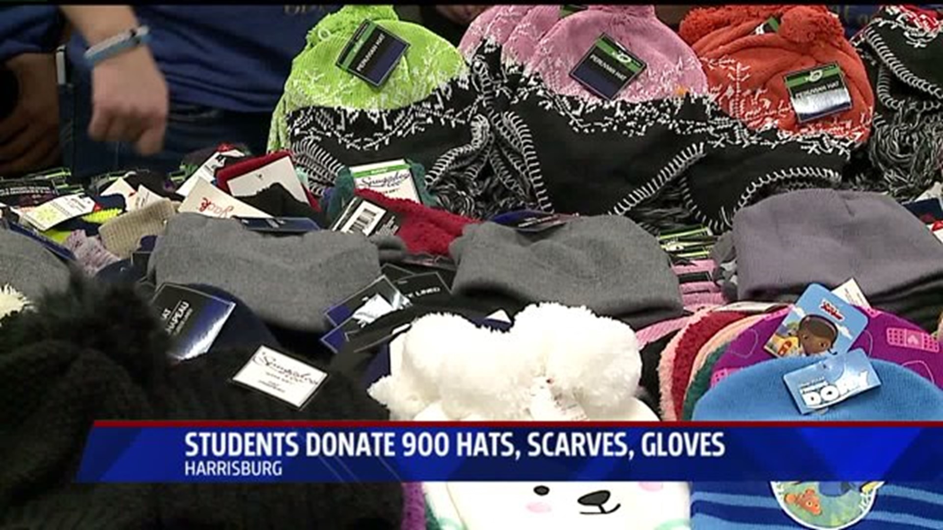 Students donate hundreds of warm garments