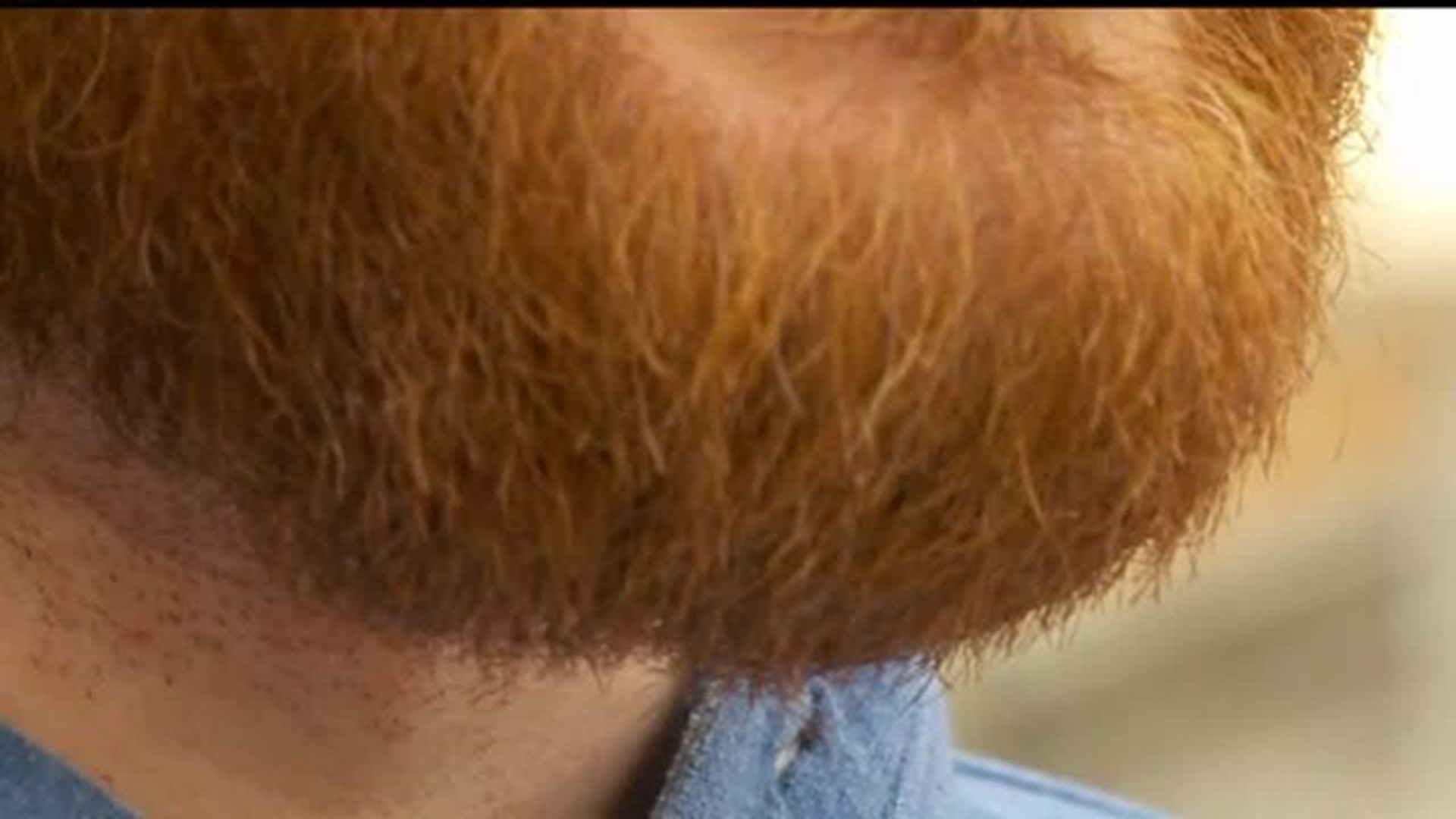 Local reaction: College students protest over university`s beard ban