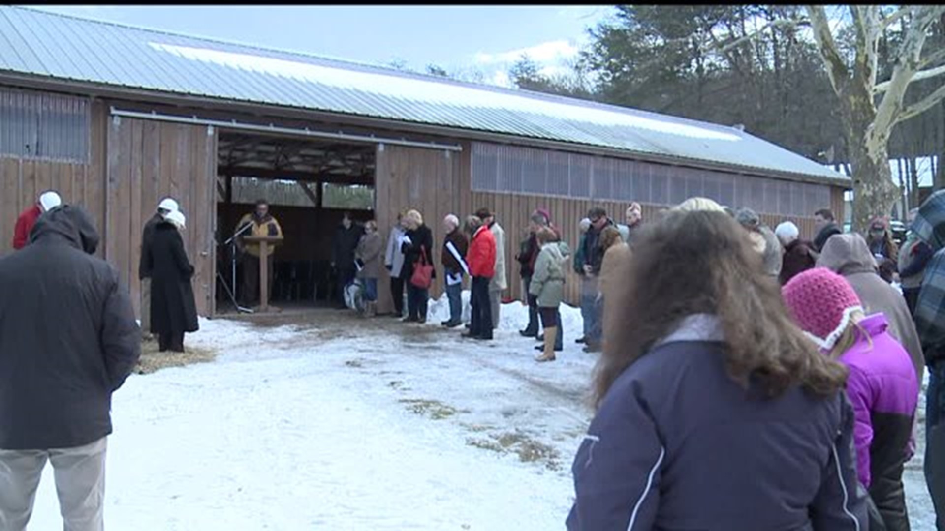 Camp Hebron`s new barn to house riding stable and indoor arena