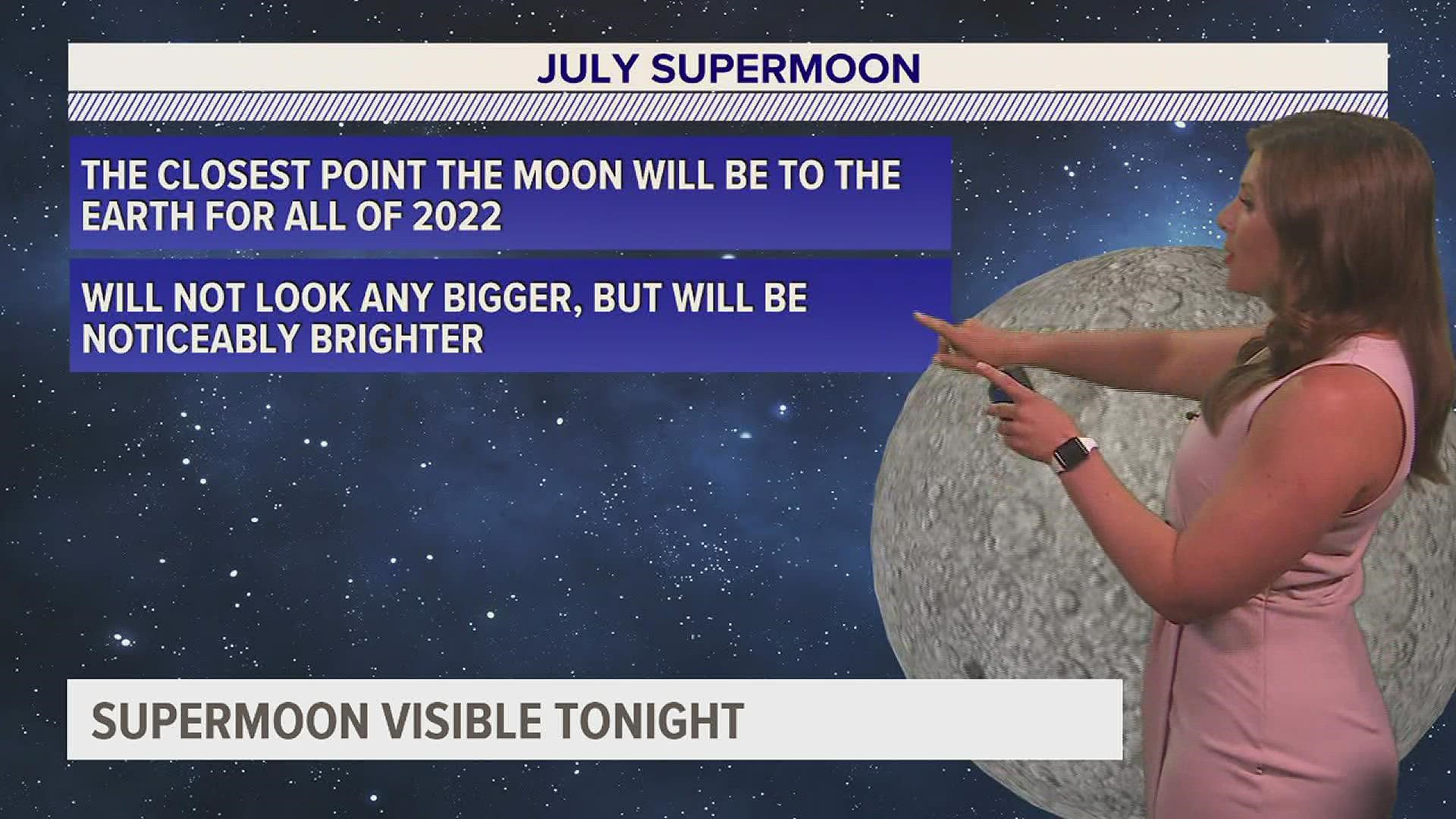 July supermoon will be visible tonight | fox43.com