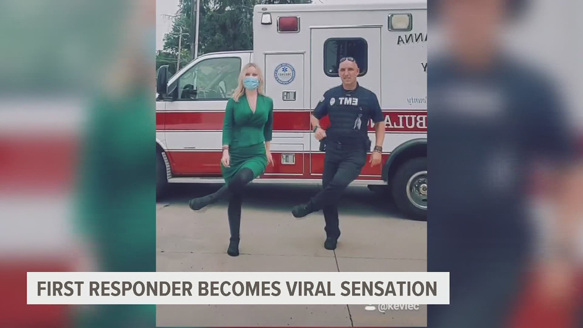 Kevin Cunrod is an EMT, firefighter, and a viral star on TikTok with more than 22,000 followers