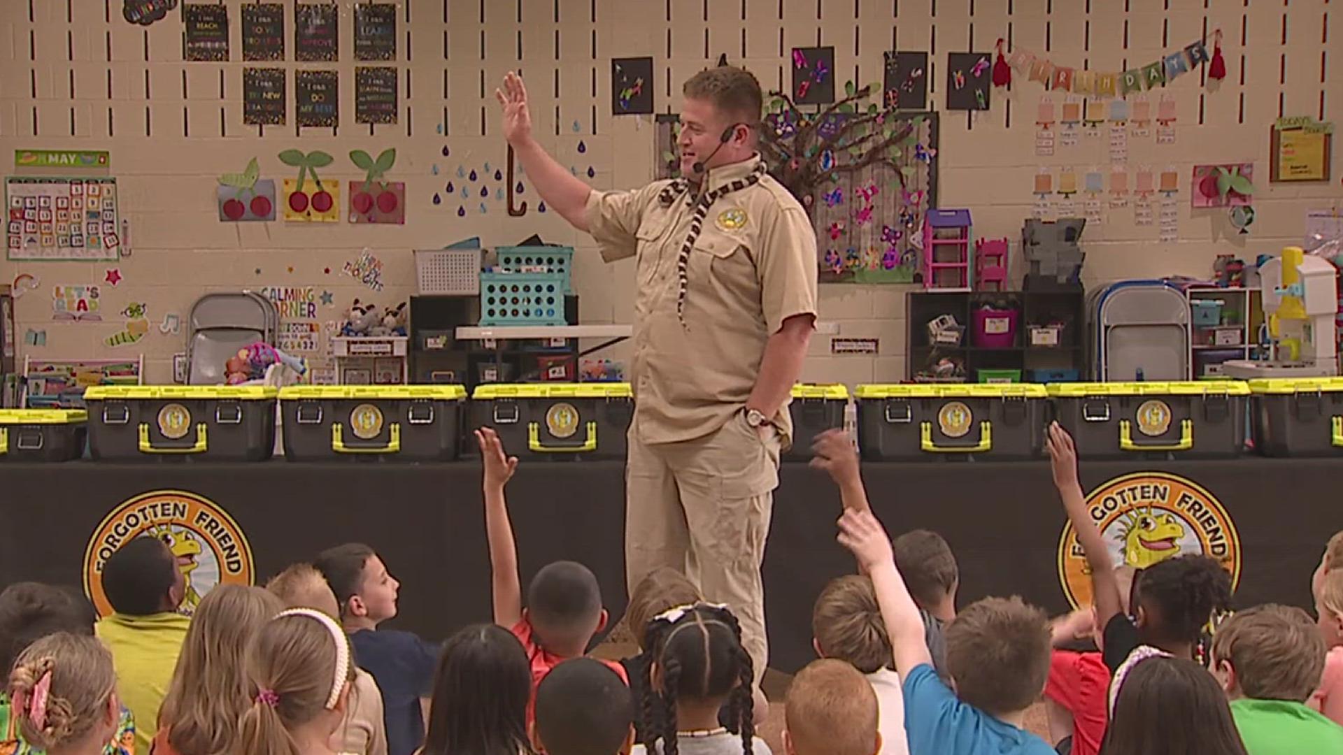 Jesse Rothacker Reptile advocate brings unique creatures to students | On the Bright ...