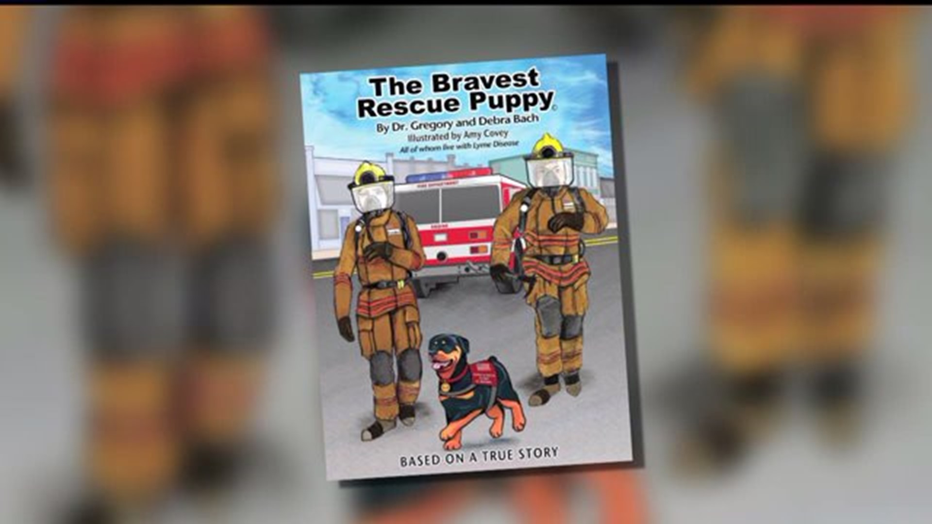 Authors of "The Bravest Rescue Puppy" help raise money for lyme disease research