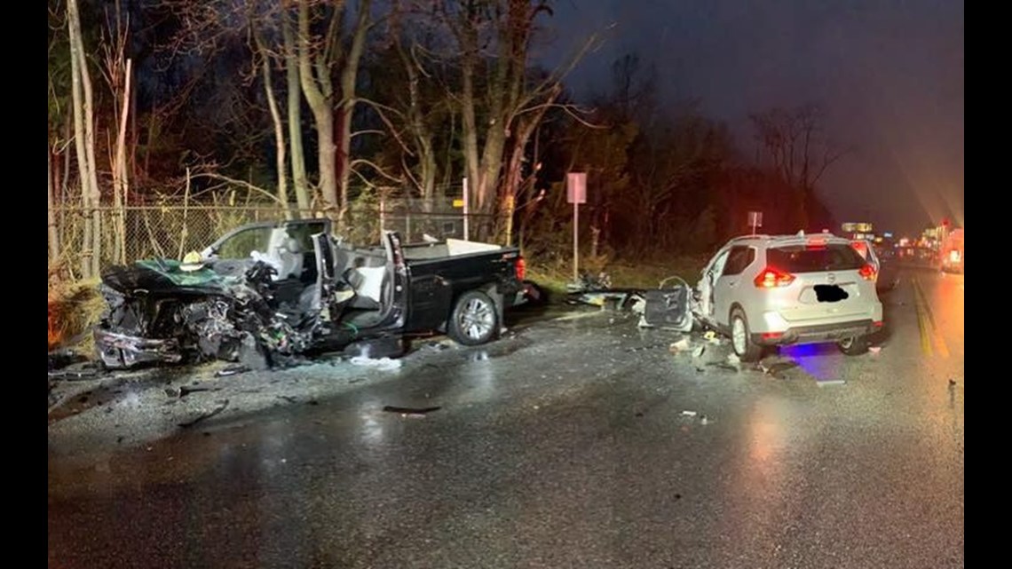 Two people injured in crash in Adams County