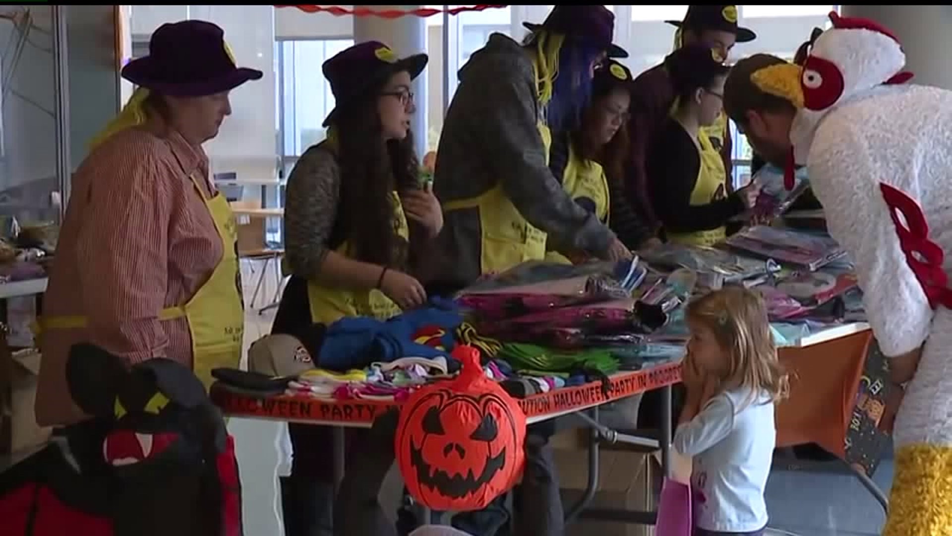 Halloween party at Penn State Children`s Hospital