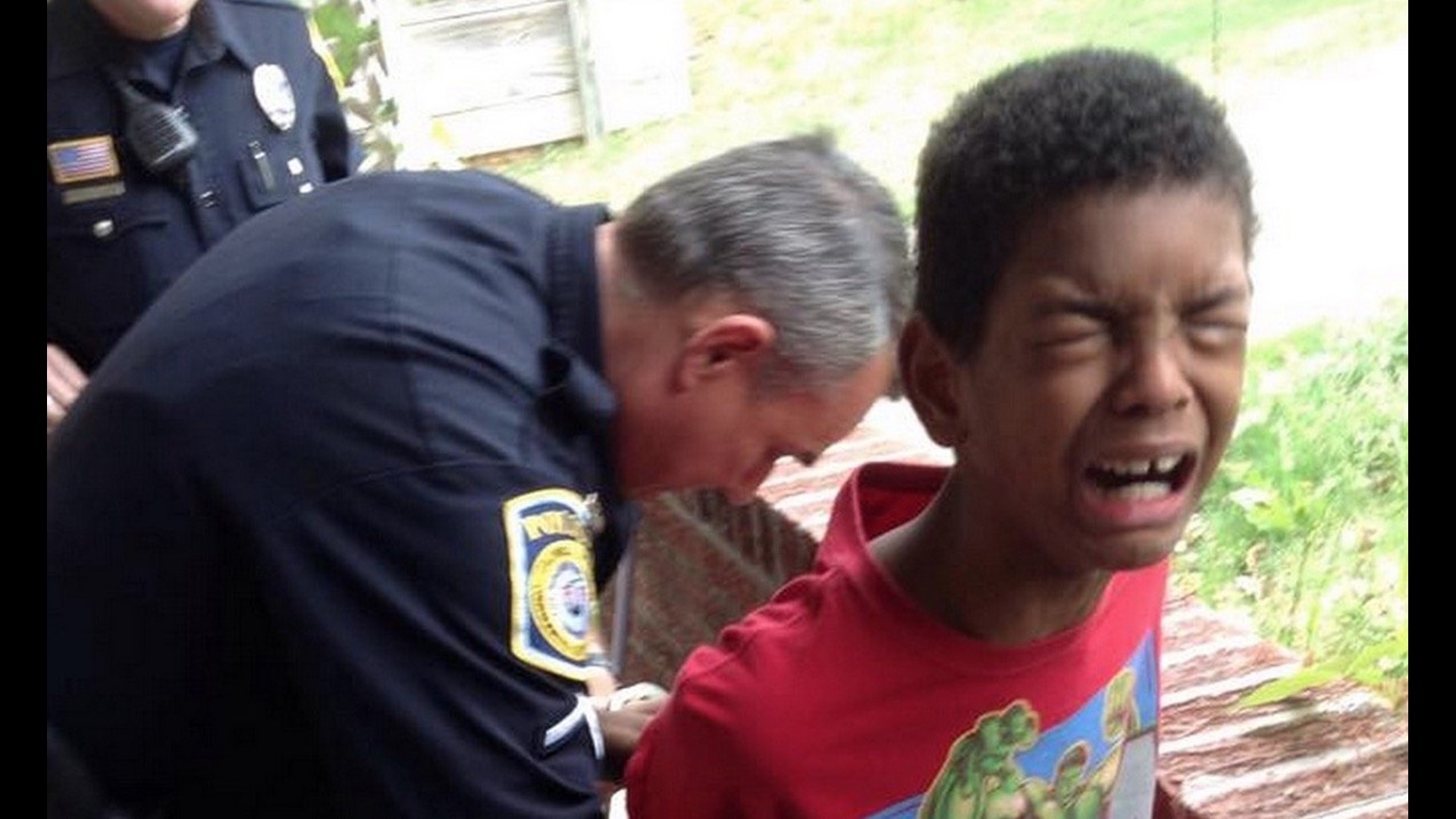 Mother has misbehaving 10yearold son ‘arrested’ to ‘give him a scare