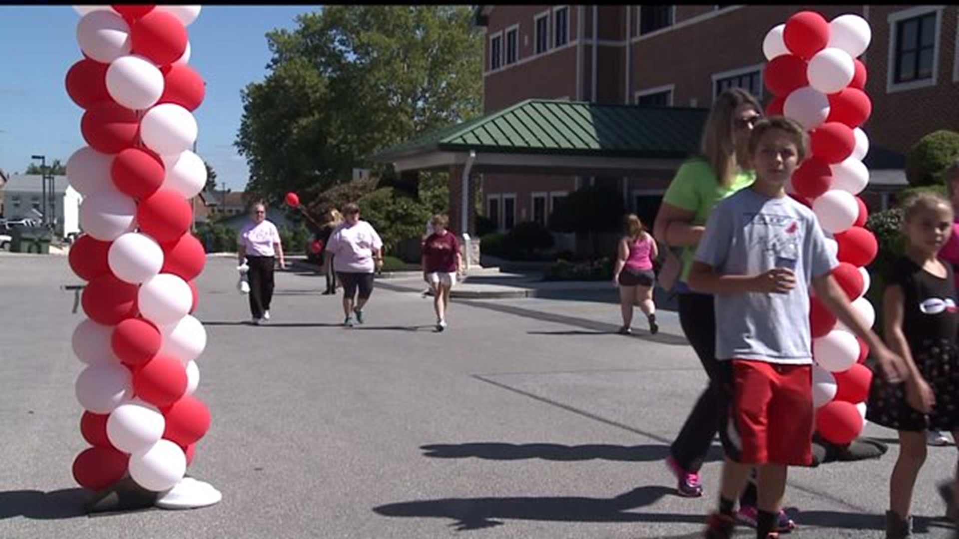 People in Hanover are helping to fight heart disease, one step at a time