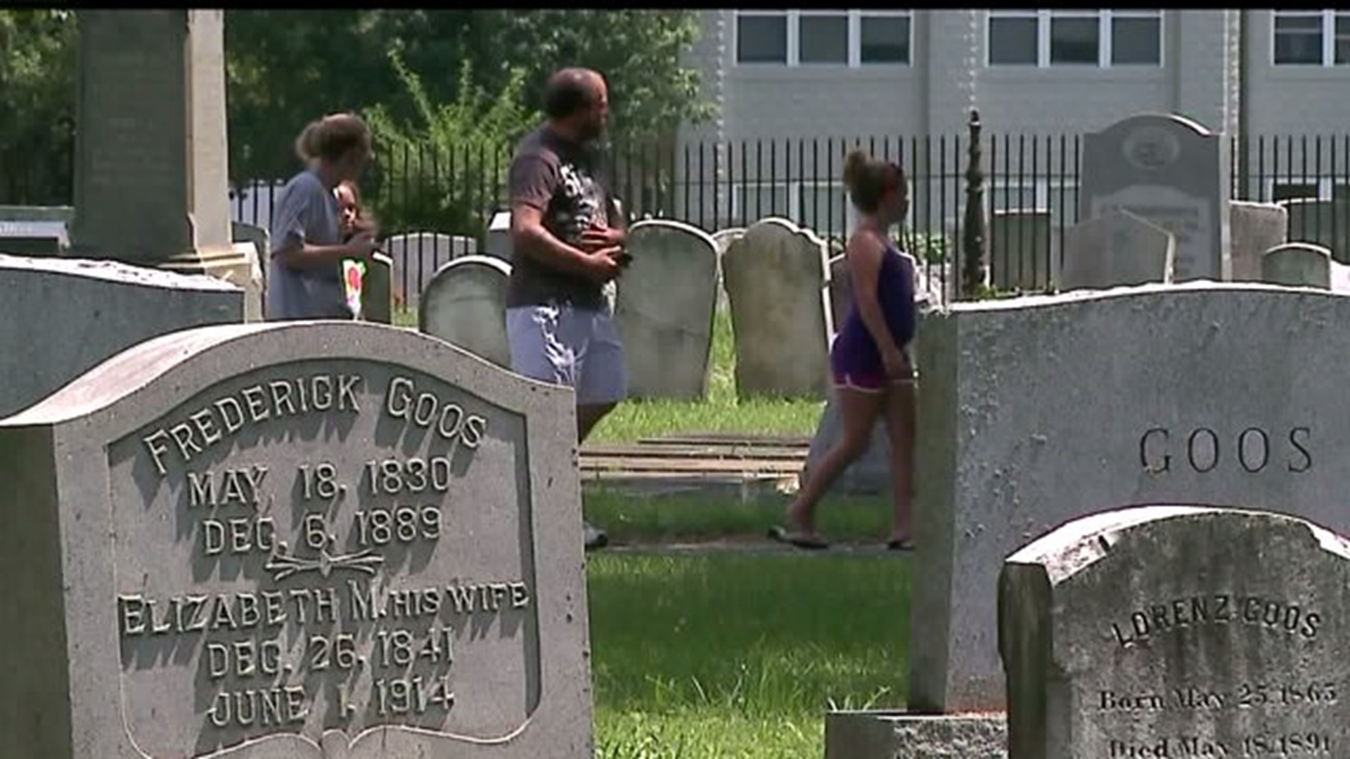 Pokemon takes over local cemetery in Lancaster