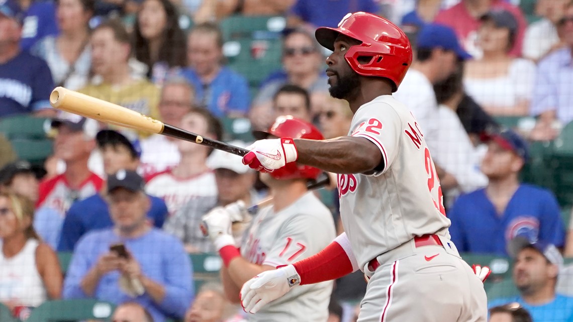 Phillies hand Cubs 10th straight loss with 13-3 romp