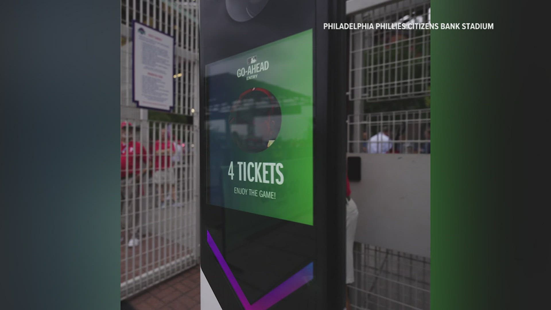 The facial recognition software allows fans to walk right into the game without scanning a physical ticket.