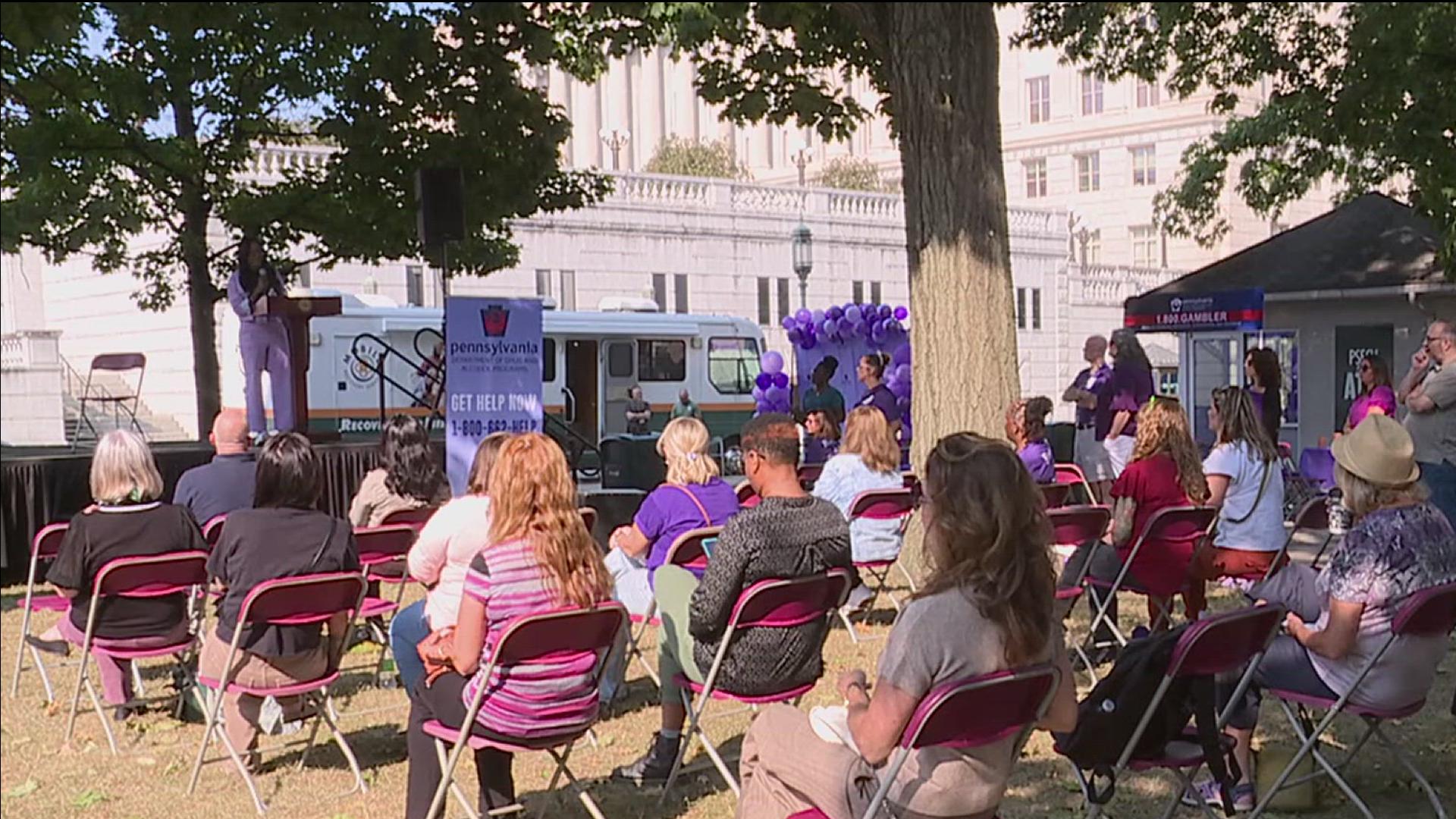 The Secretary of the Pennsylvania Department of Drug and Alcohol Programs, Dr. Latika Davis-Jones, hosted a kickoff event for National Recovery Month in Harrisburg.