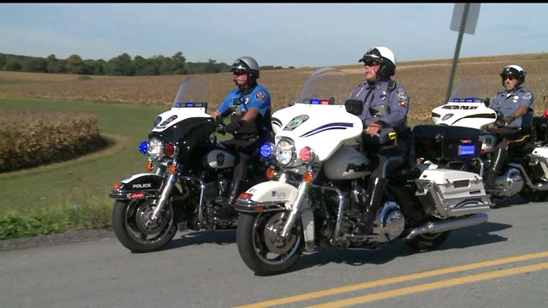 Motorcycle Ride to Remember York County Police Officer