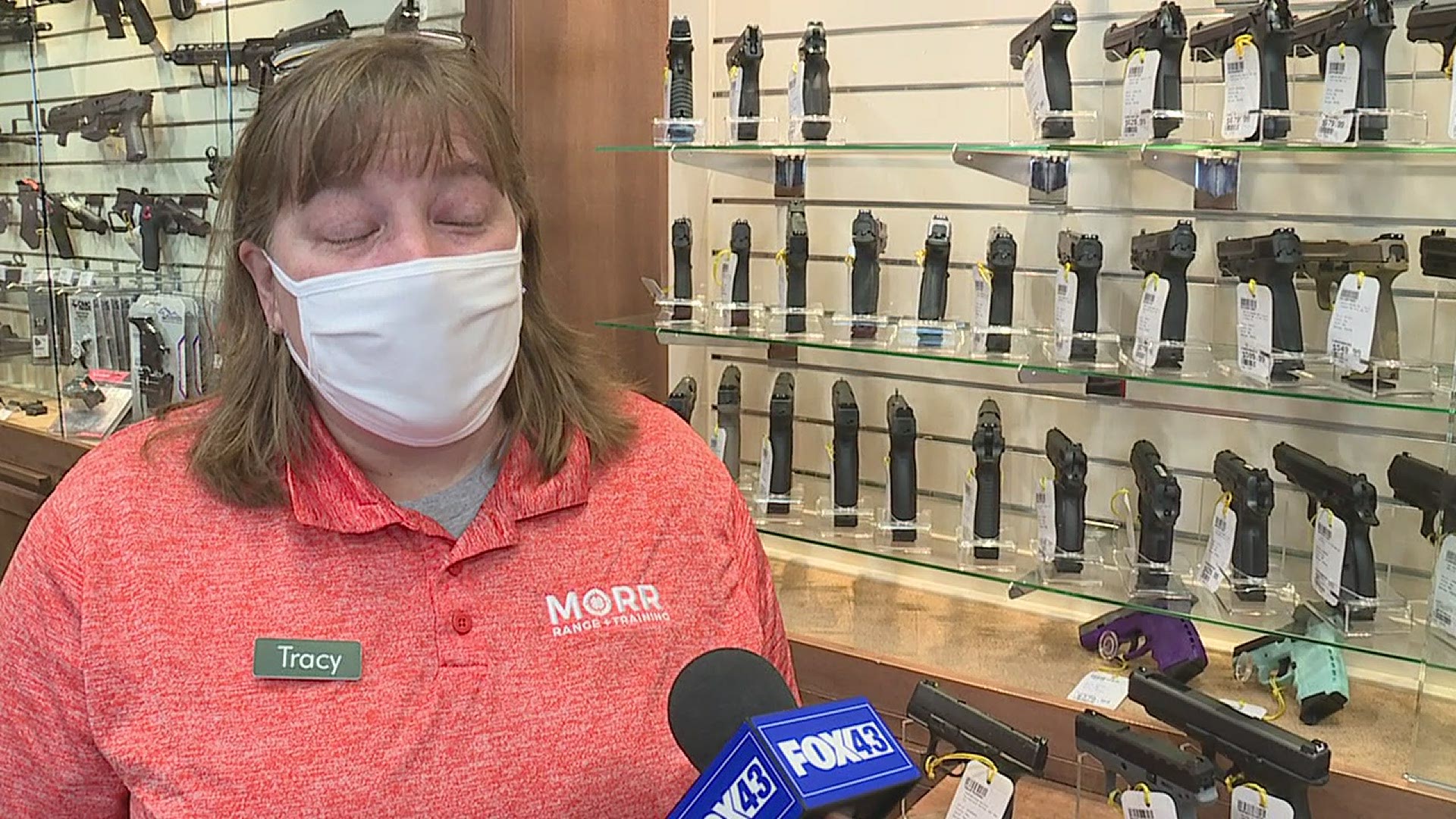 In this video, Tracy Fornwalt talks about the increased demand for firearms and firearm training. She is a partner at Morr Indoor Range and Training Center.