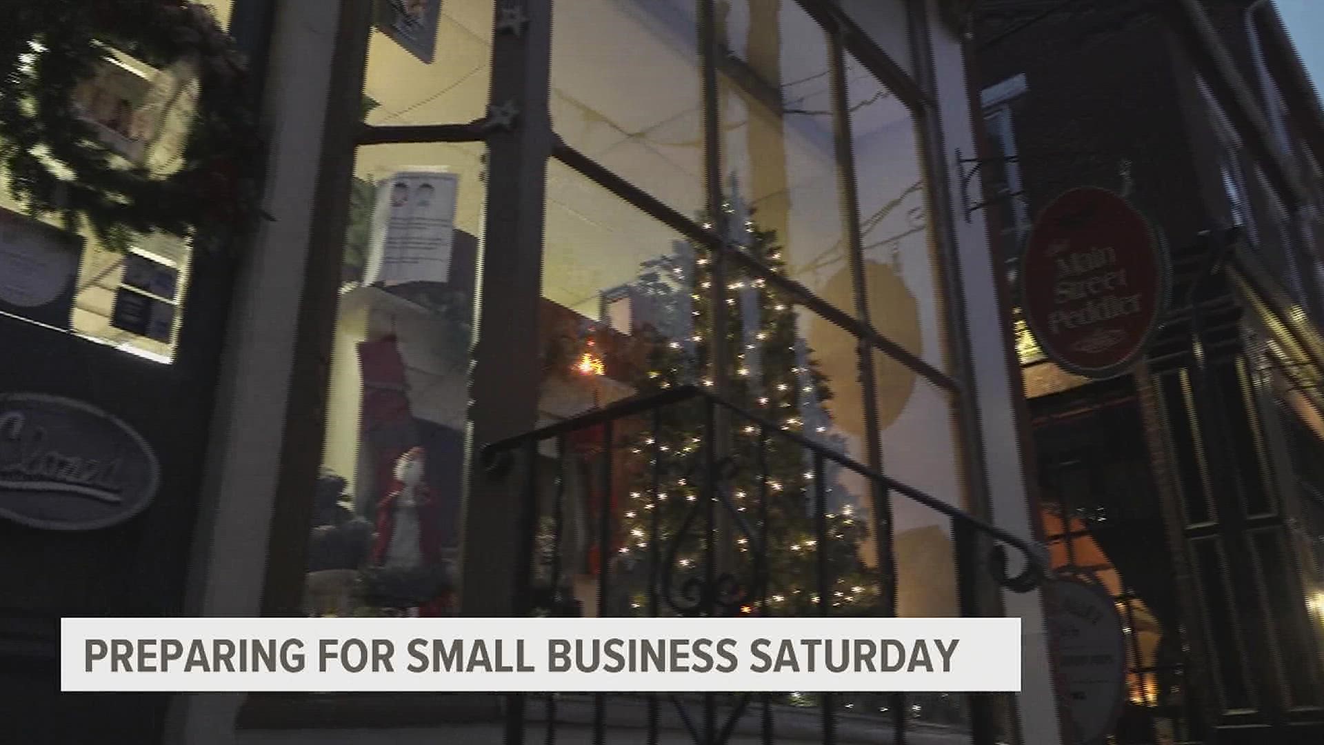 Small business Saturday follows Black Friday. Owners hope it will draw even more customers to their doors.