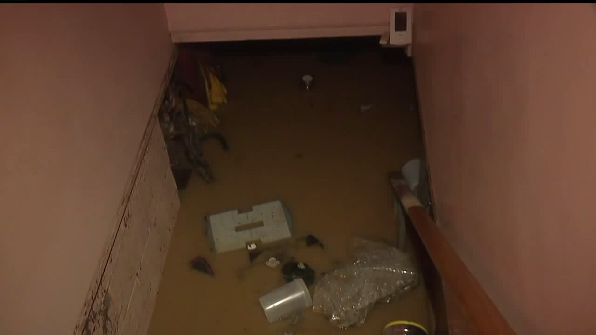 Floodwaters leaves damaged homes