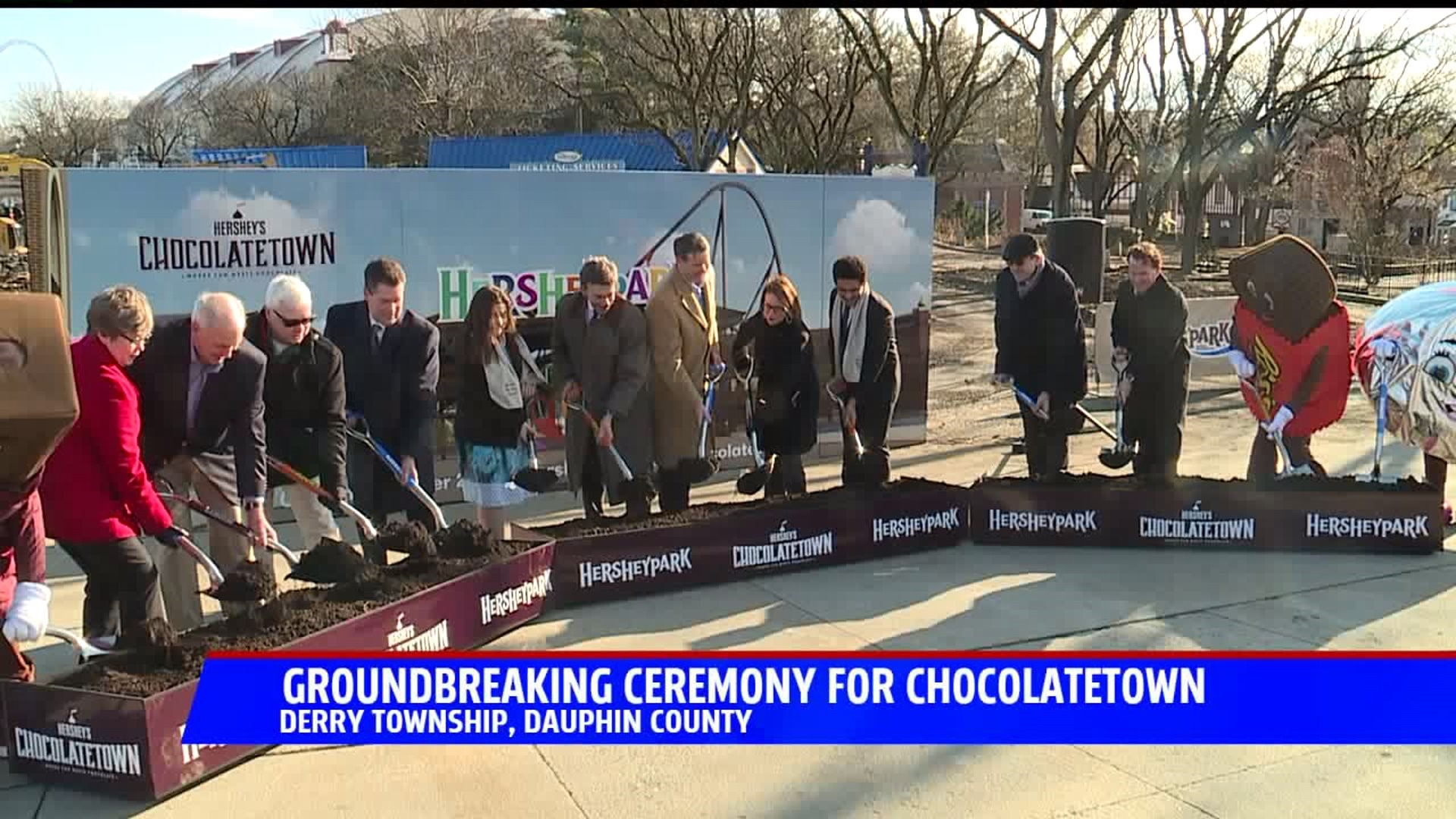 Groundbreaking ceremony for Chocolatetown