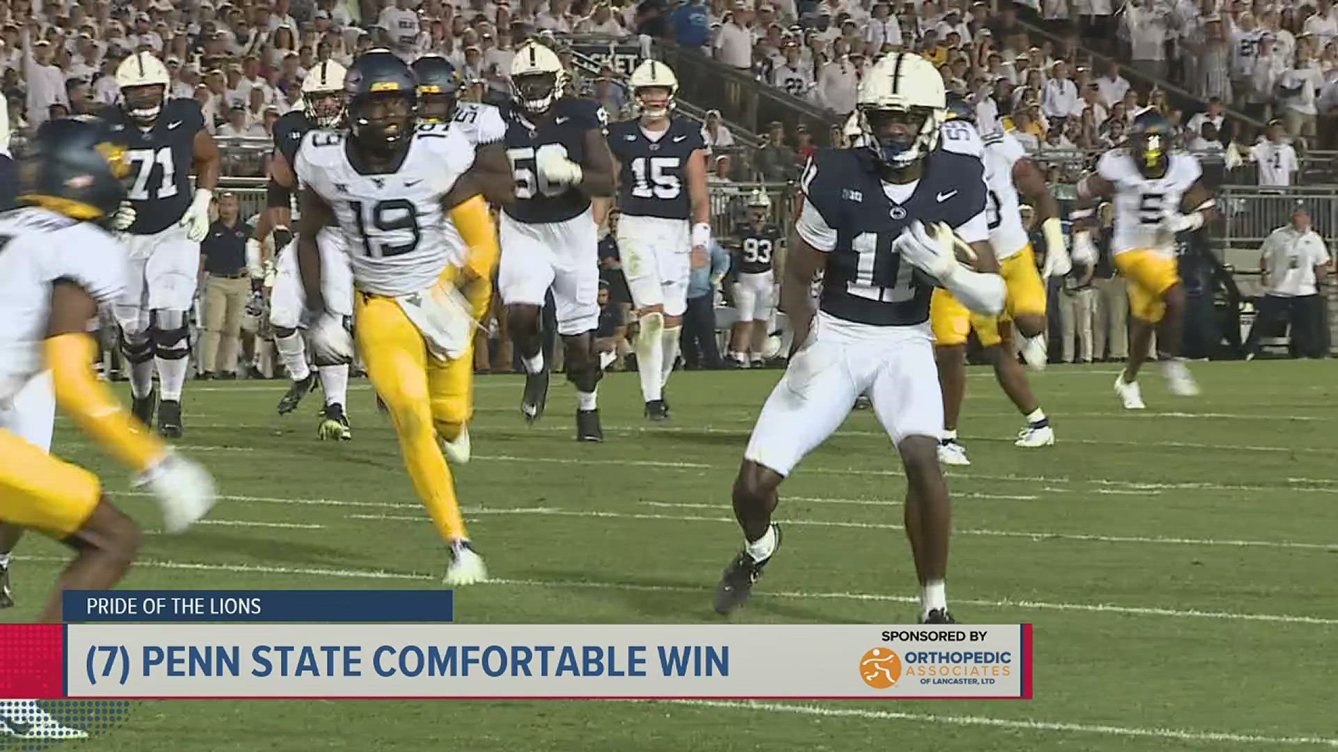 Nittany Lions defense shuts down Mountaineers while offense gains momentum in second half
