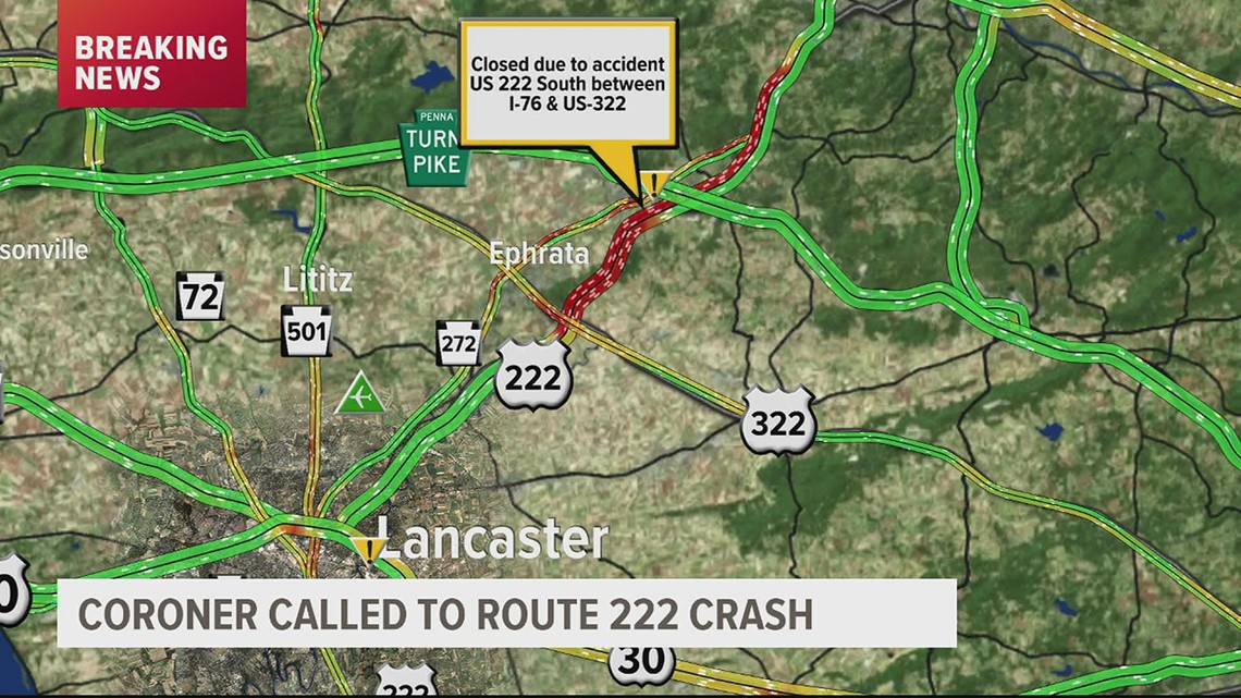 Coroner called to scene of Lancaster County crash | fox43.com
