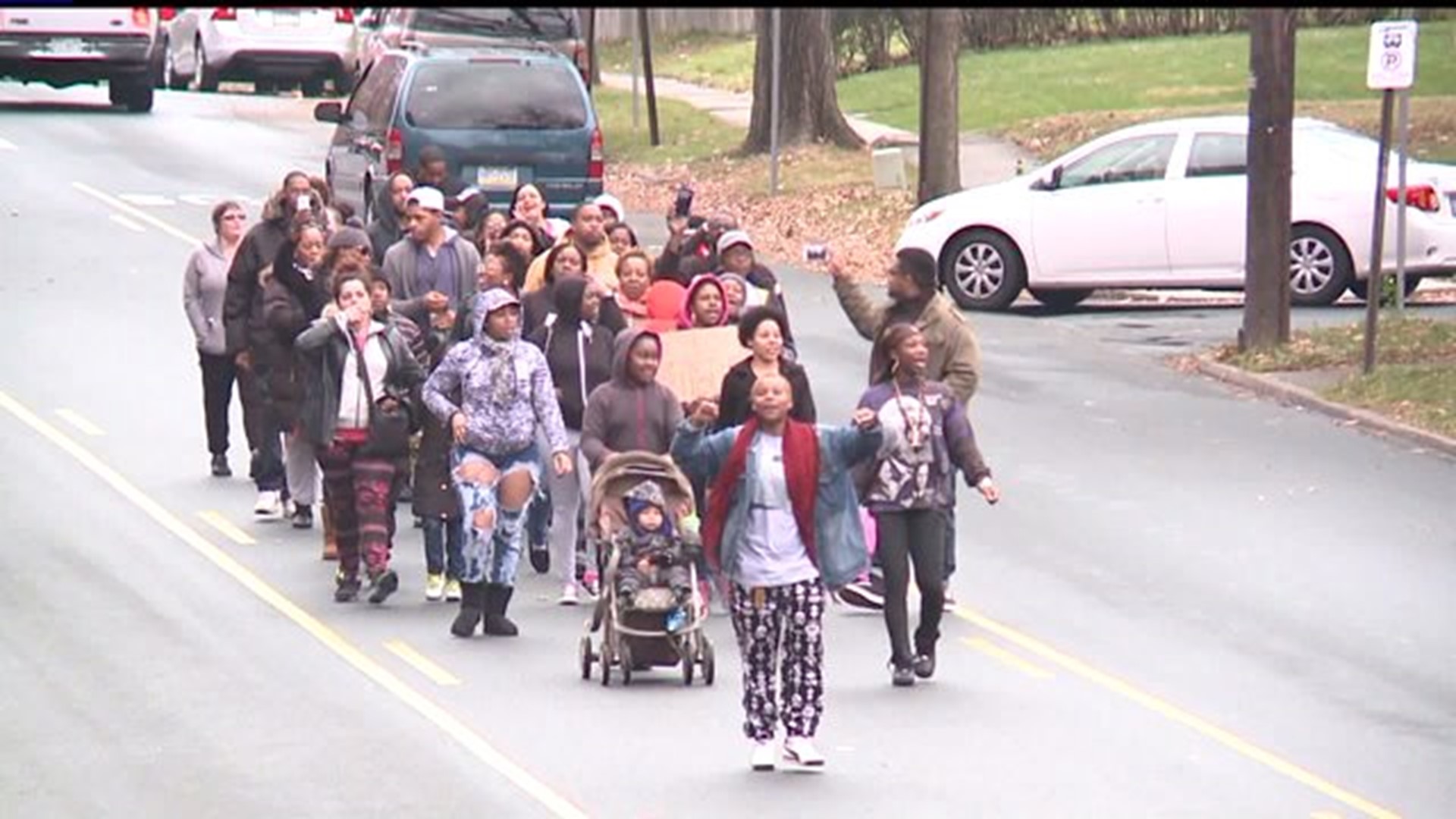 Harrisburg community protests violence after two men killed in two different shootings