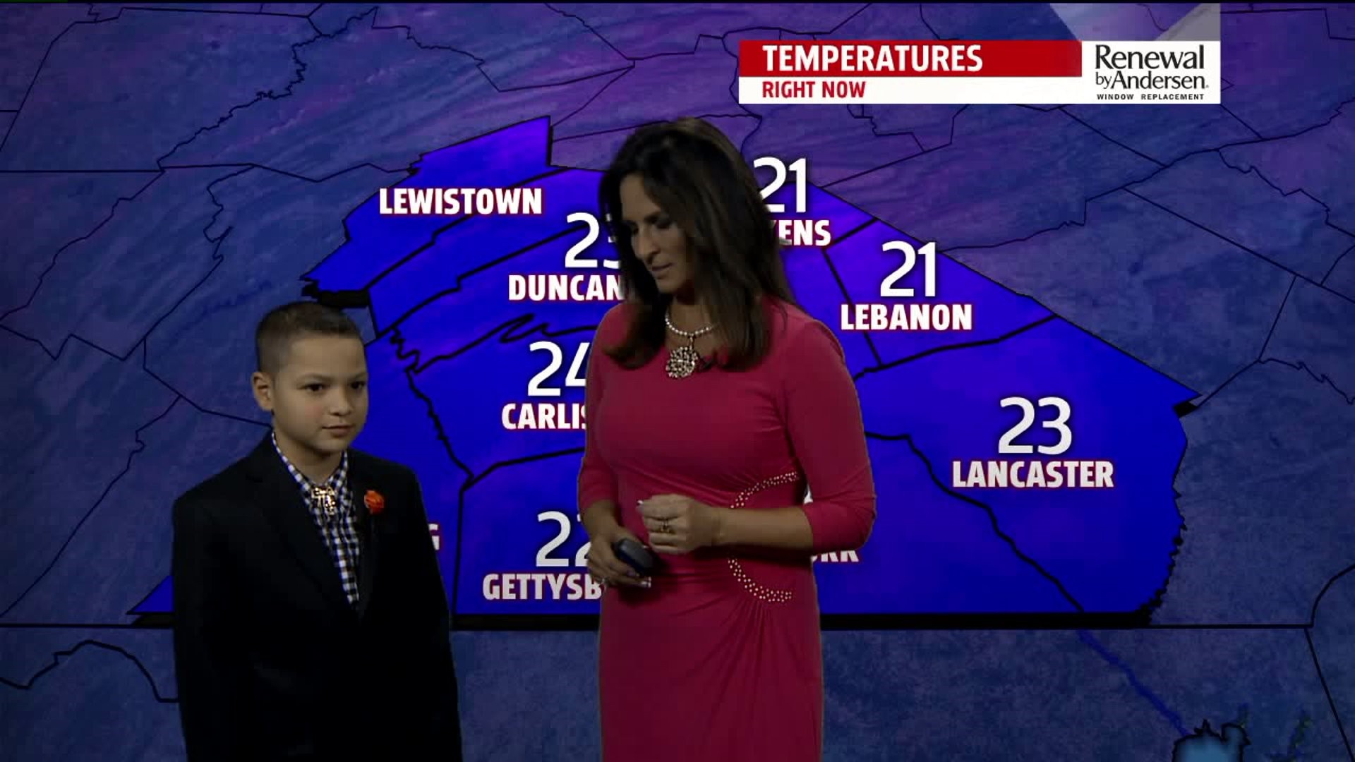 MaryEllen`s Weather Kids with Damion Foust