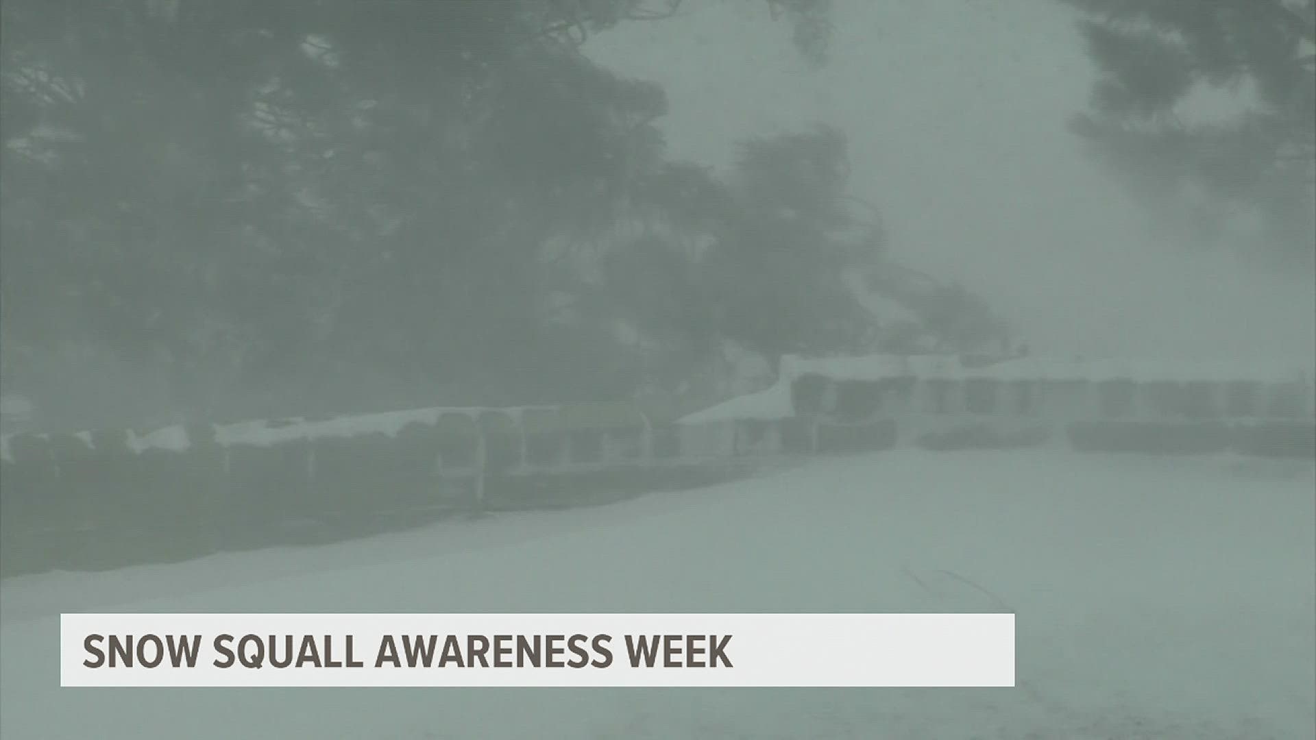 It is snow squall awareness week, and the National Weather Service and state officials teamed up to provide information about alerts and warnings.